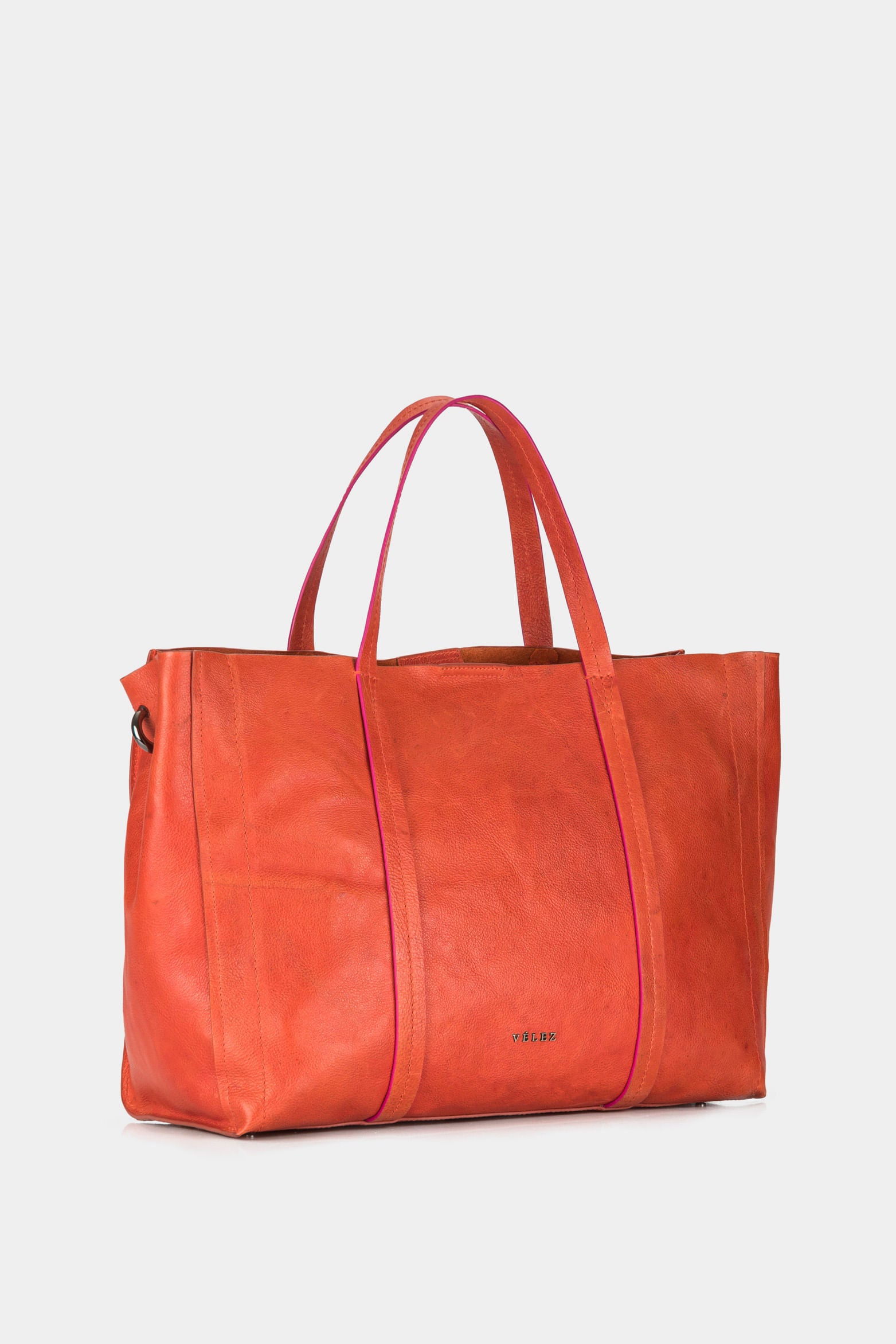 Women’s Belmira Leather Shopper Handbags with Contrast Dyes