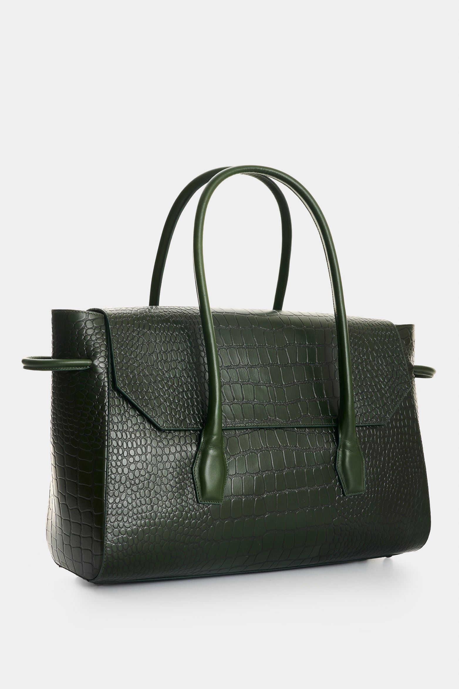 Men's Croco Leather Shopping Bag
