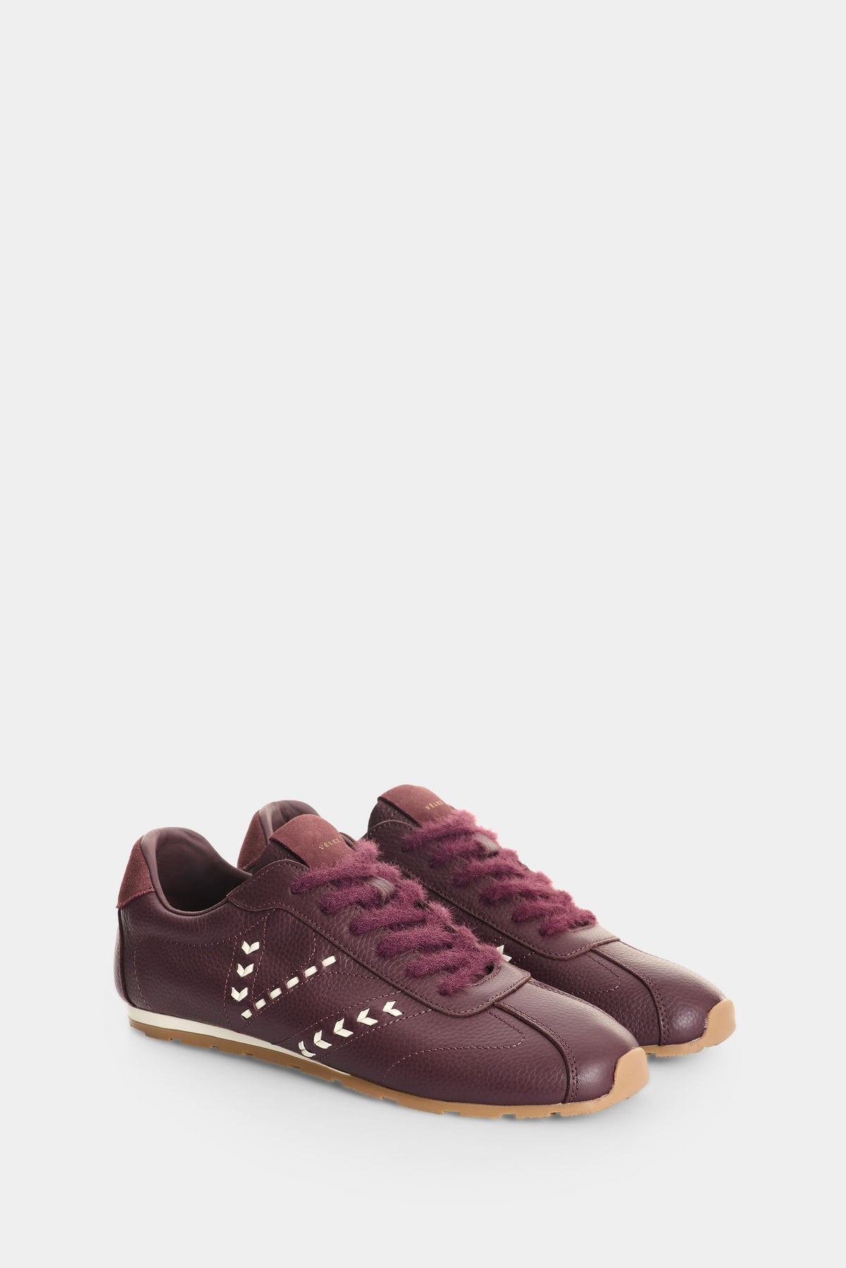 Women's Savanna Grain Stitch Leather Sneakers