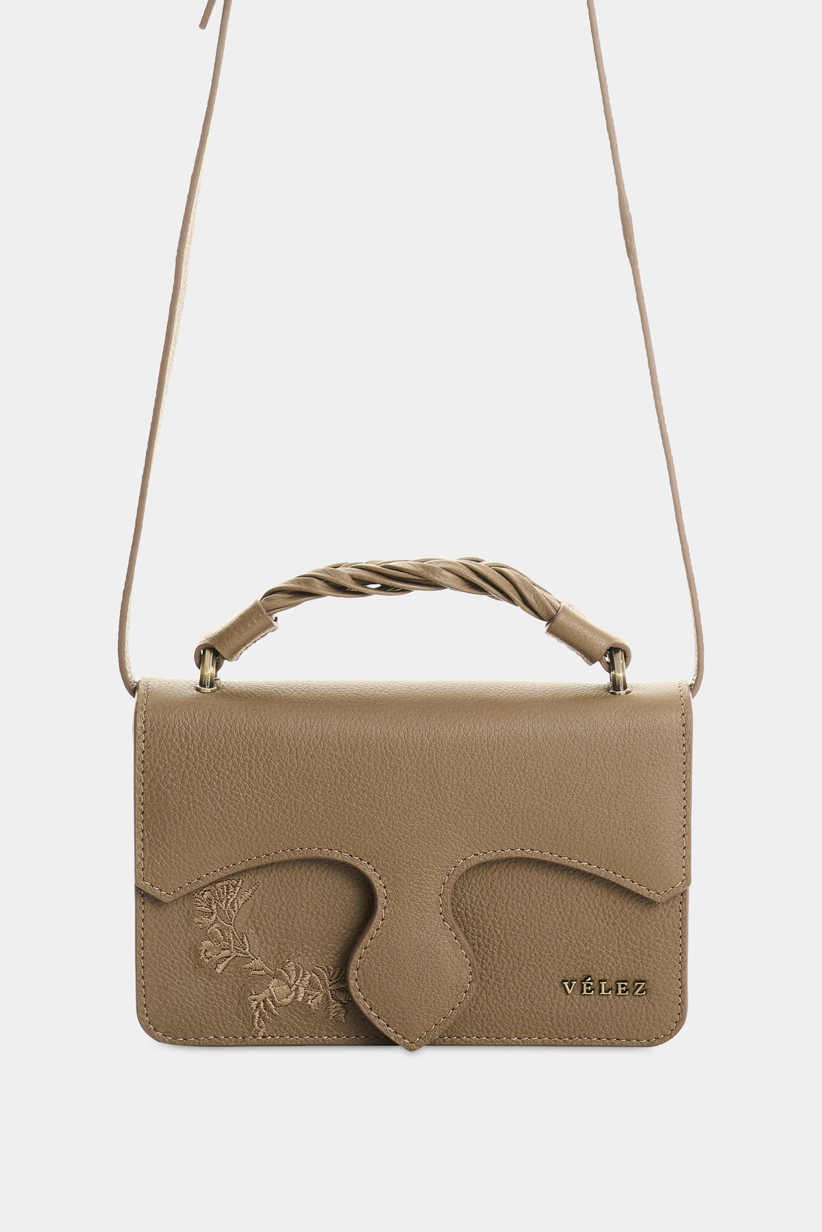 Mini Garniel leather crossbody bag for women