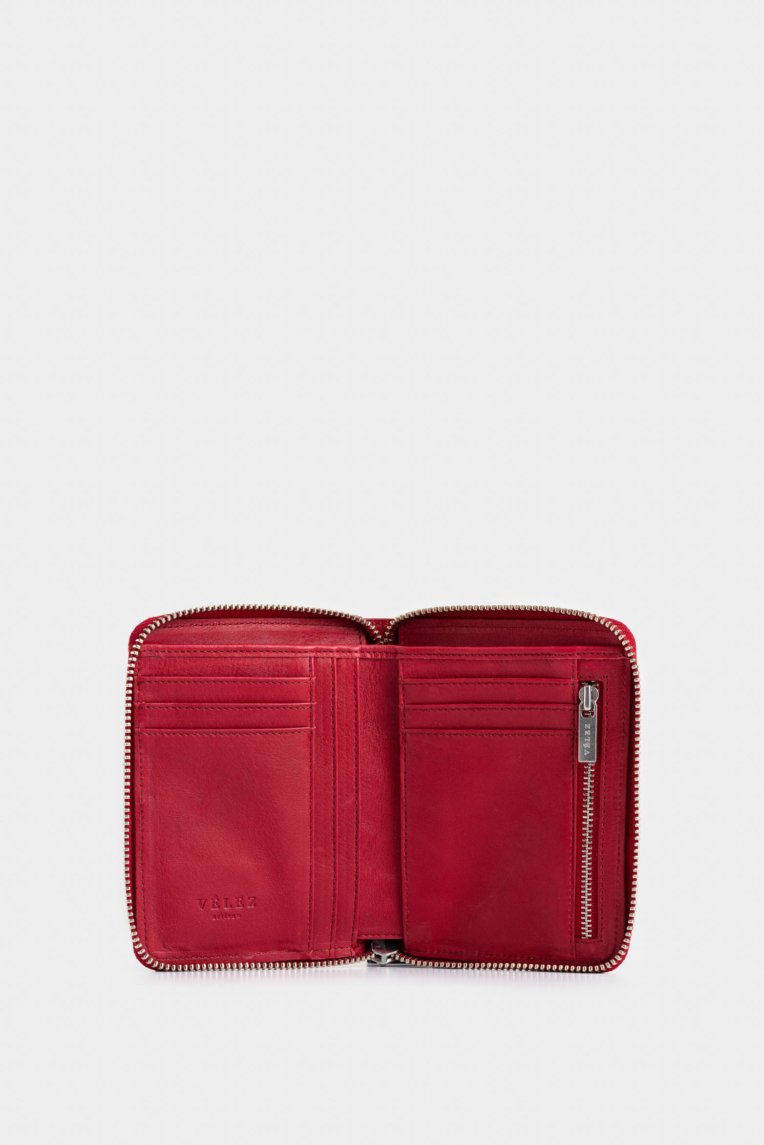 Greece Leather Wallet for Women with Zipper