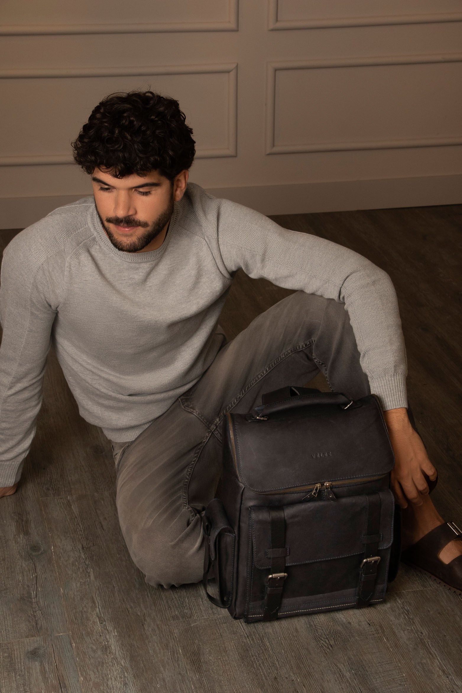 Archaeology Men’s Backpack in Vintage Leather