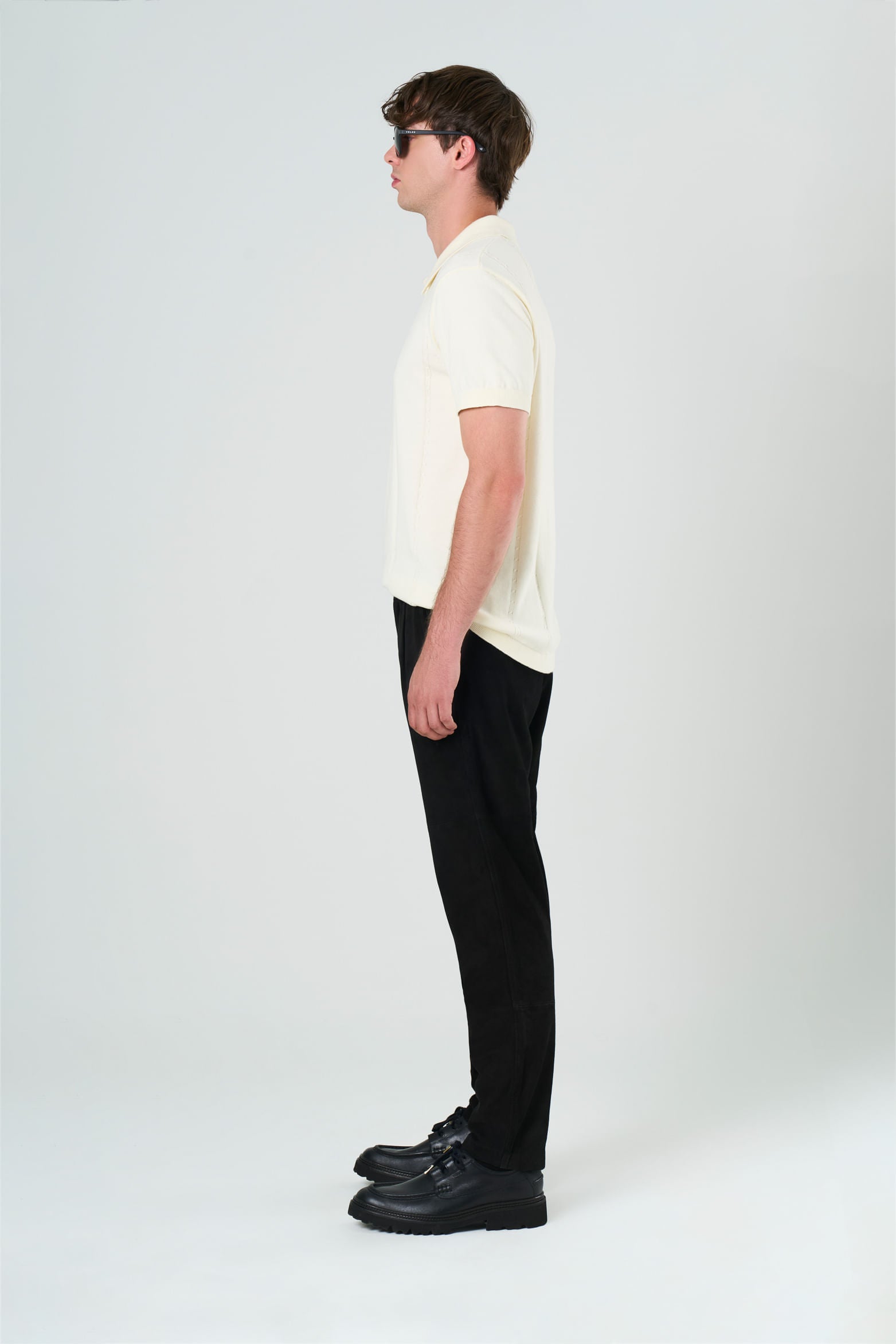 Men's Semi-Fitted Short-Sleeved Tropical Polo