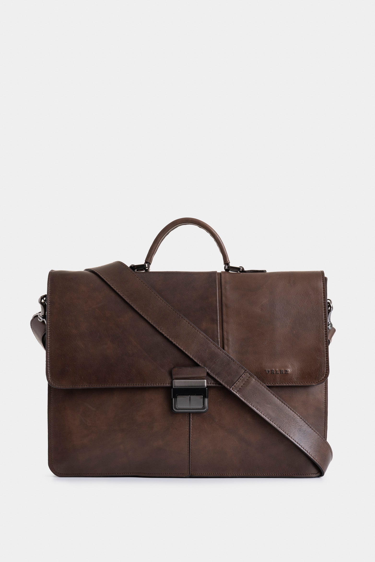 Aperto Leather Laptop Briefcase for Men – Velez Artisan