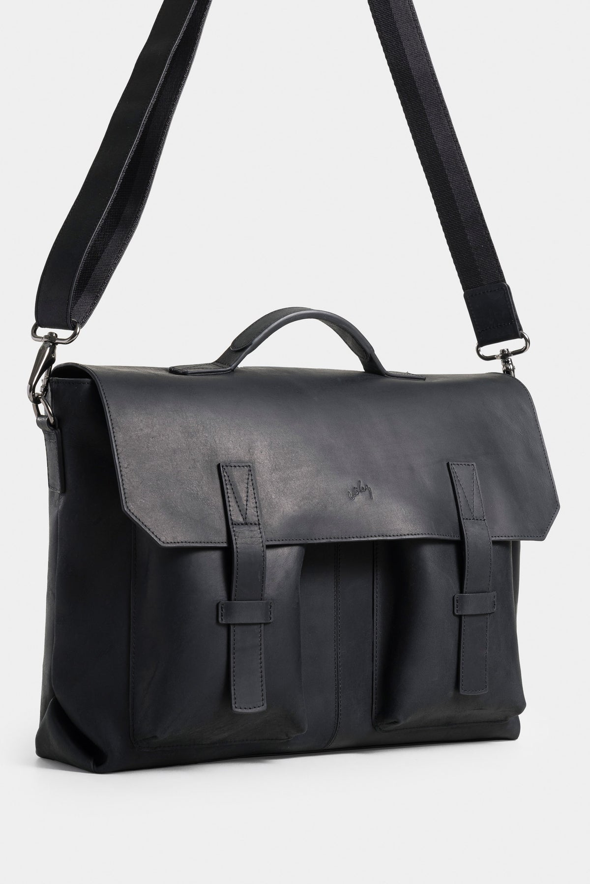 Leather Messenger Bag