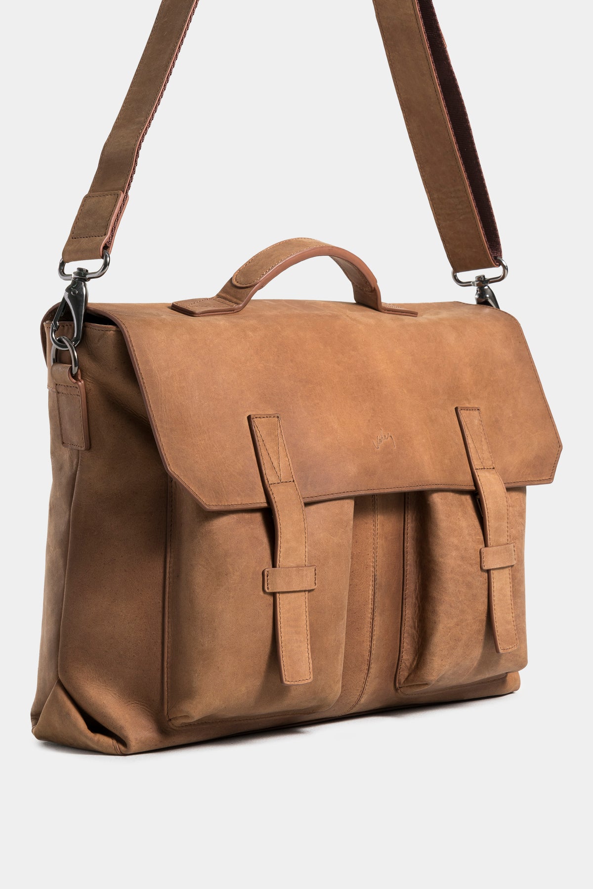 Leather Messenger Bag