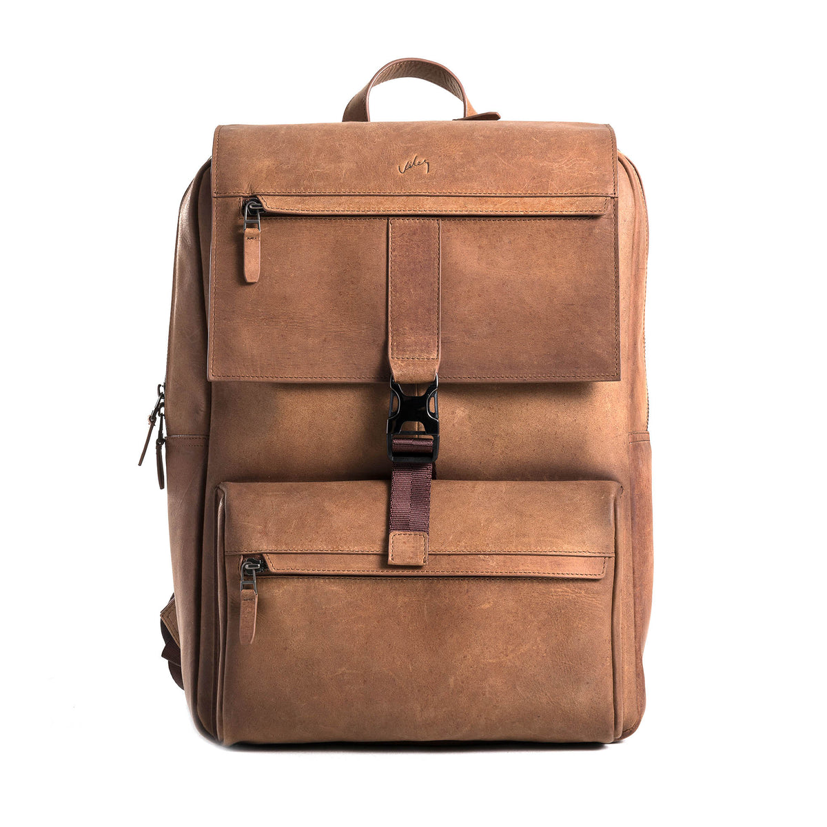 Leather Laptop Backpack