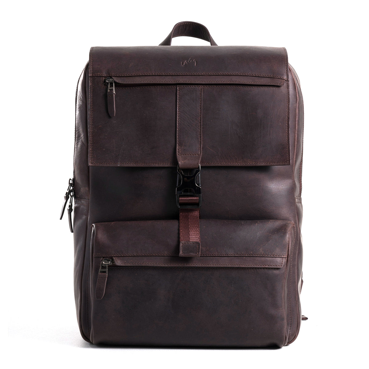 Leather Laptop Backpack