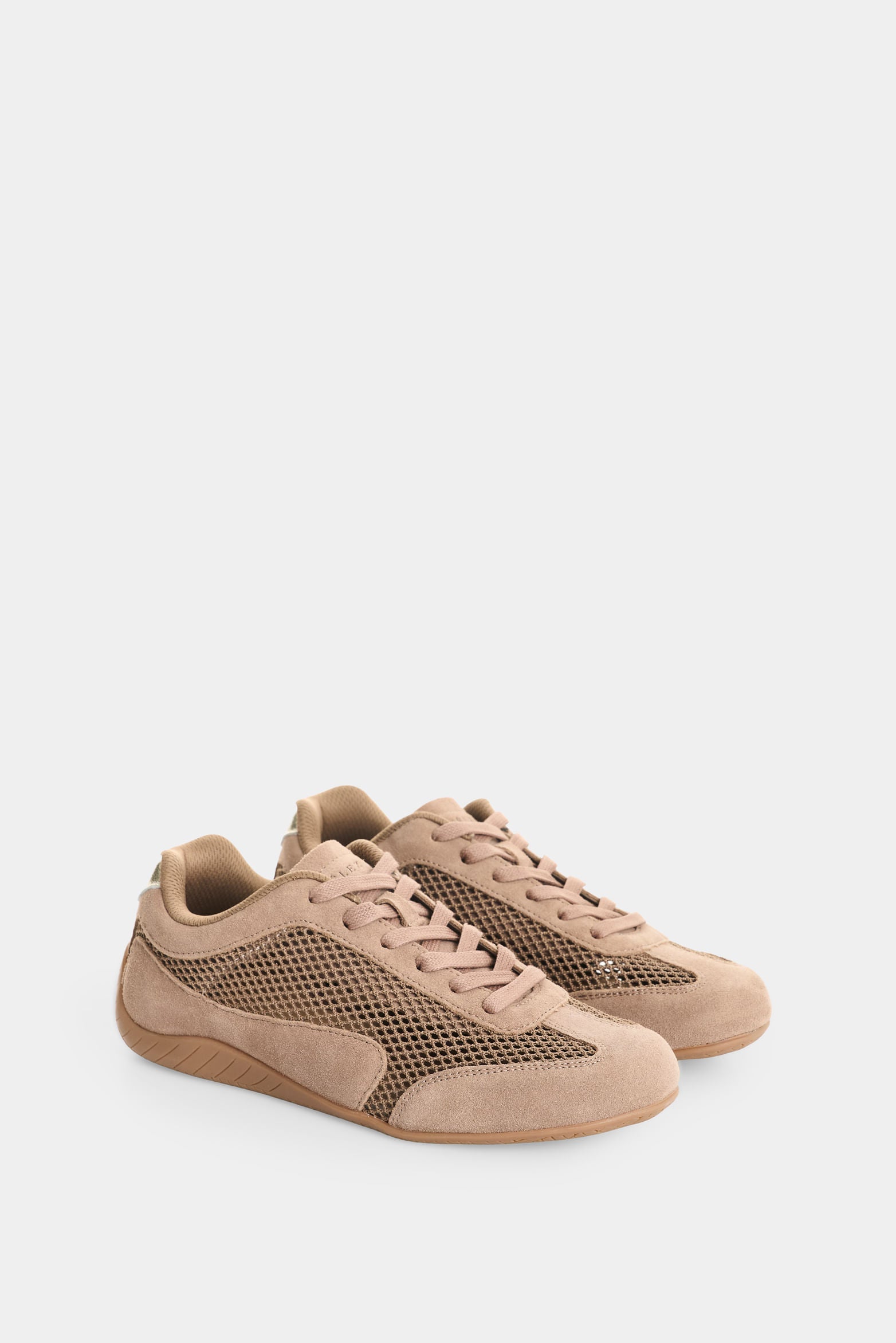 Suede and mesh sneakers for women Aria