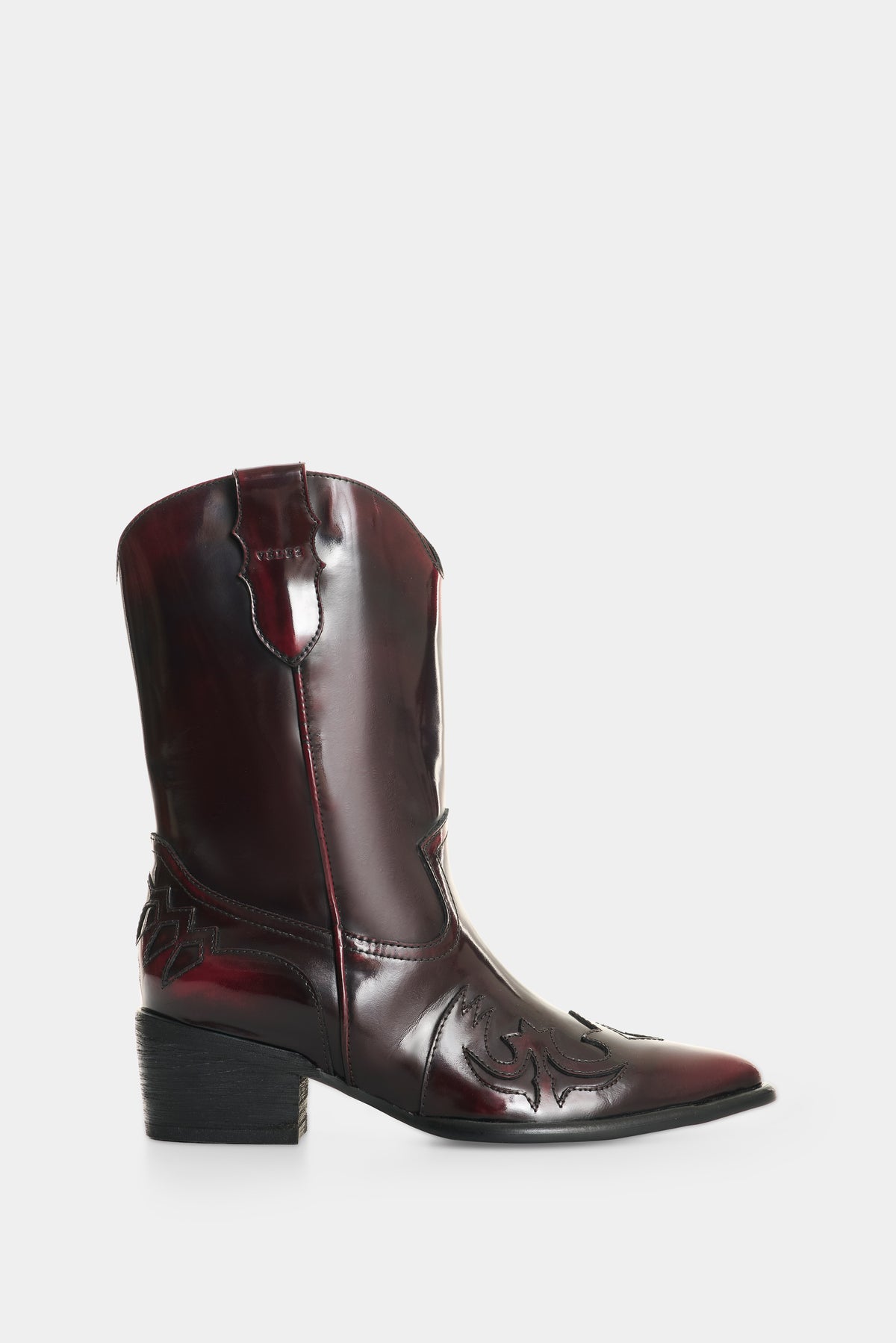 Leather western boot for women Dino