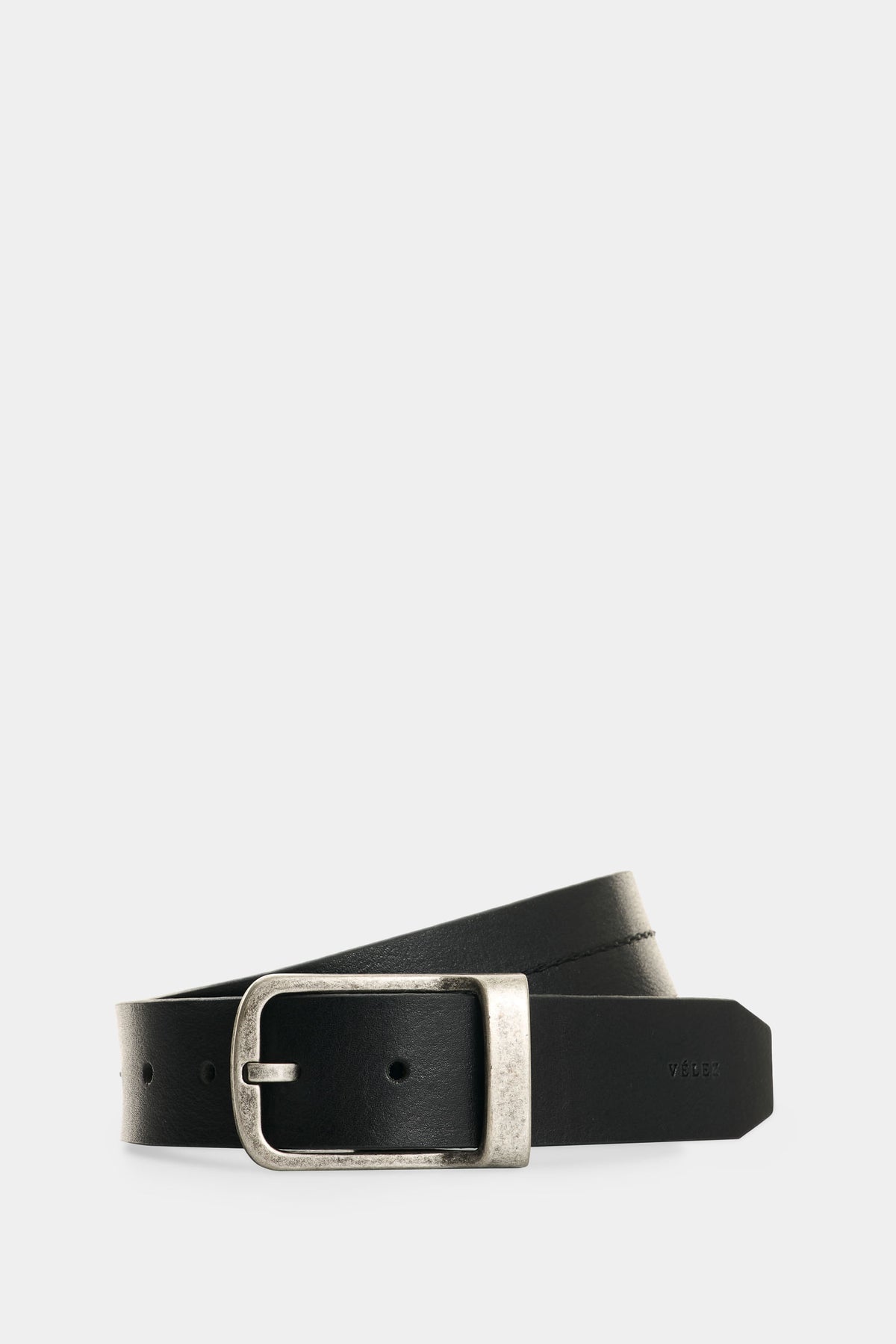 Men's Mixco Single-Sided Crackled Leather Belt