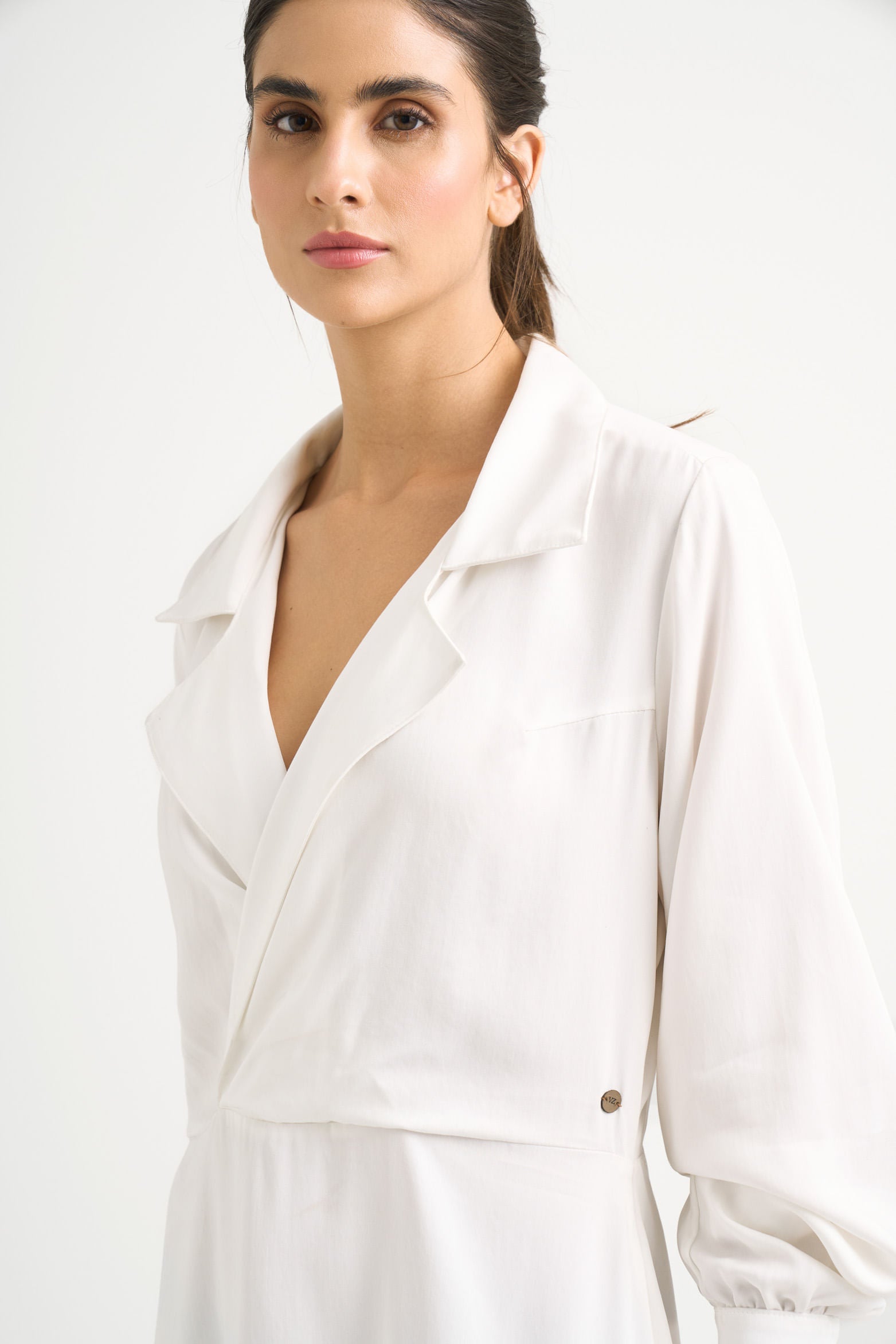 Reflejo Asymmetric Midi Dress for Women