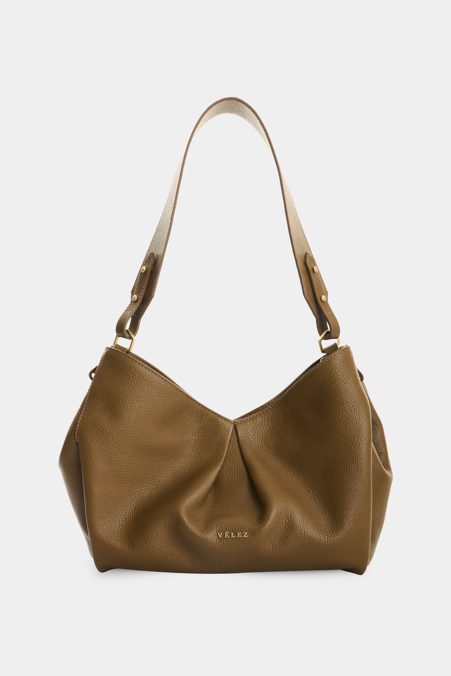 Hexa Lili Leather Bowling Bag