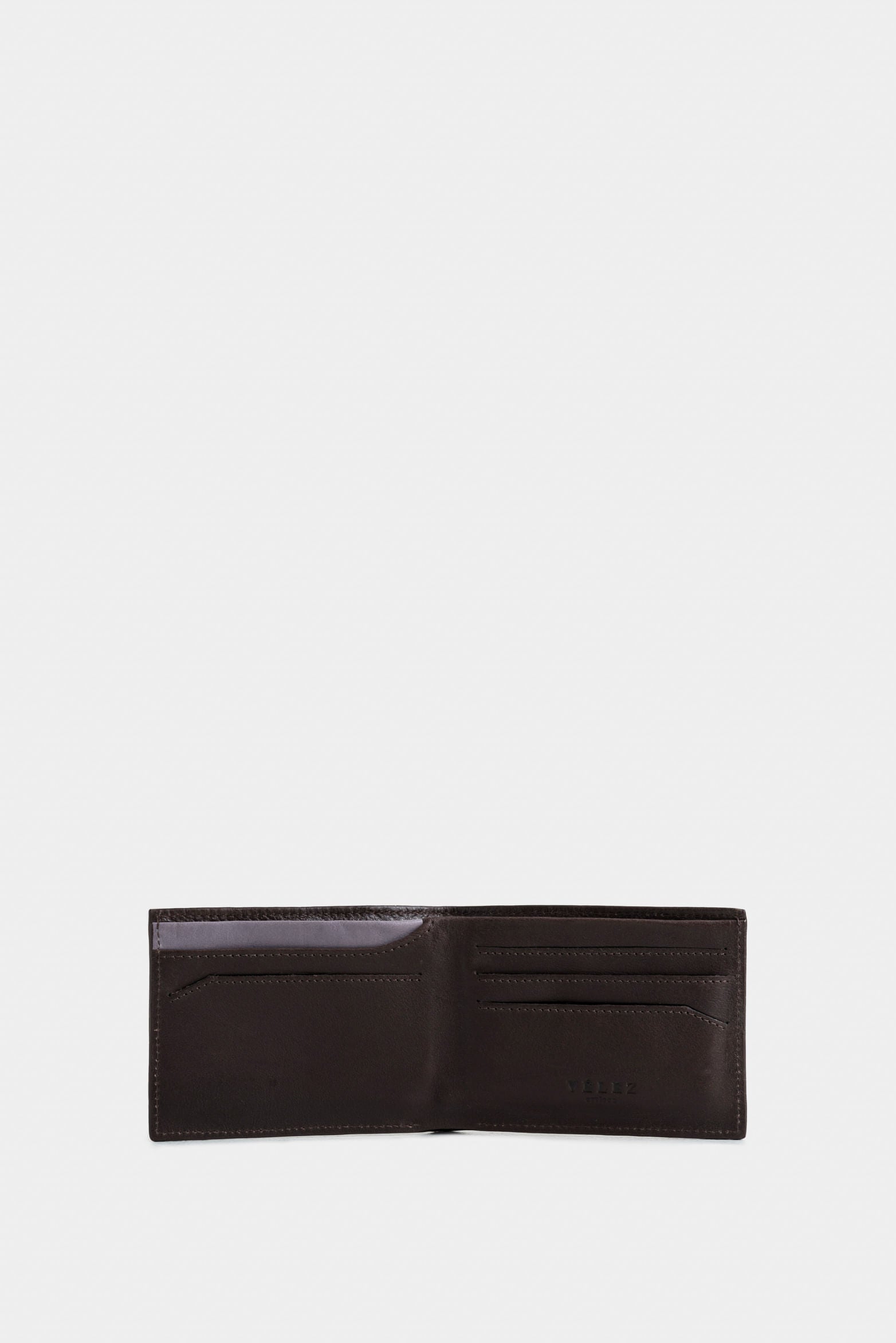 Ontario Leather Wallet for Men with Spaced Outline