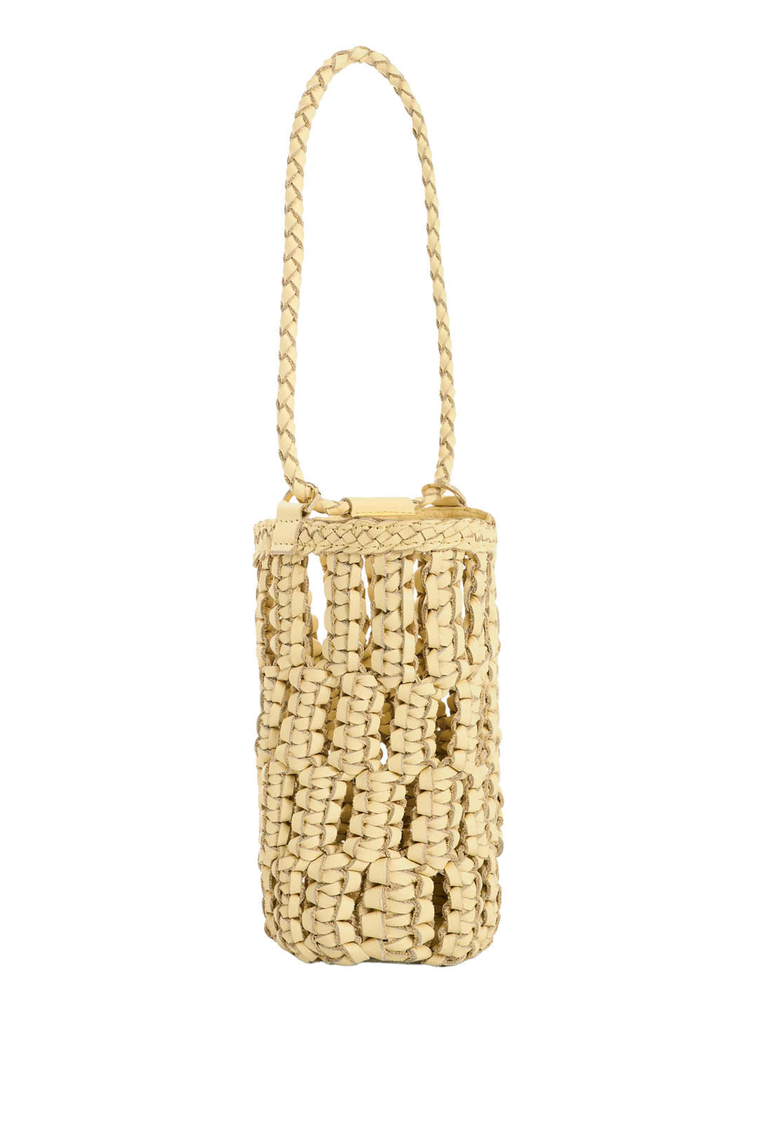 Gleam Braided Leather Crossbody Bag for Women