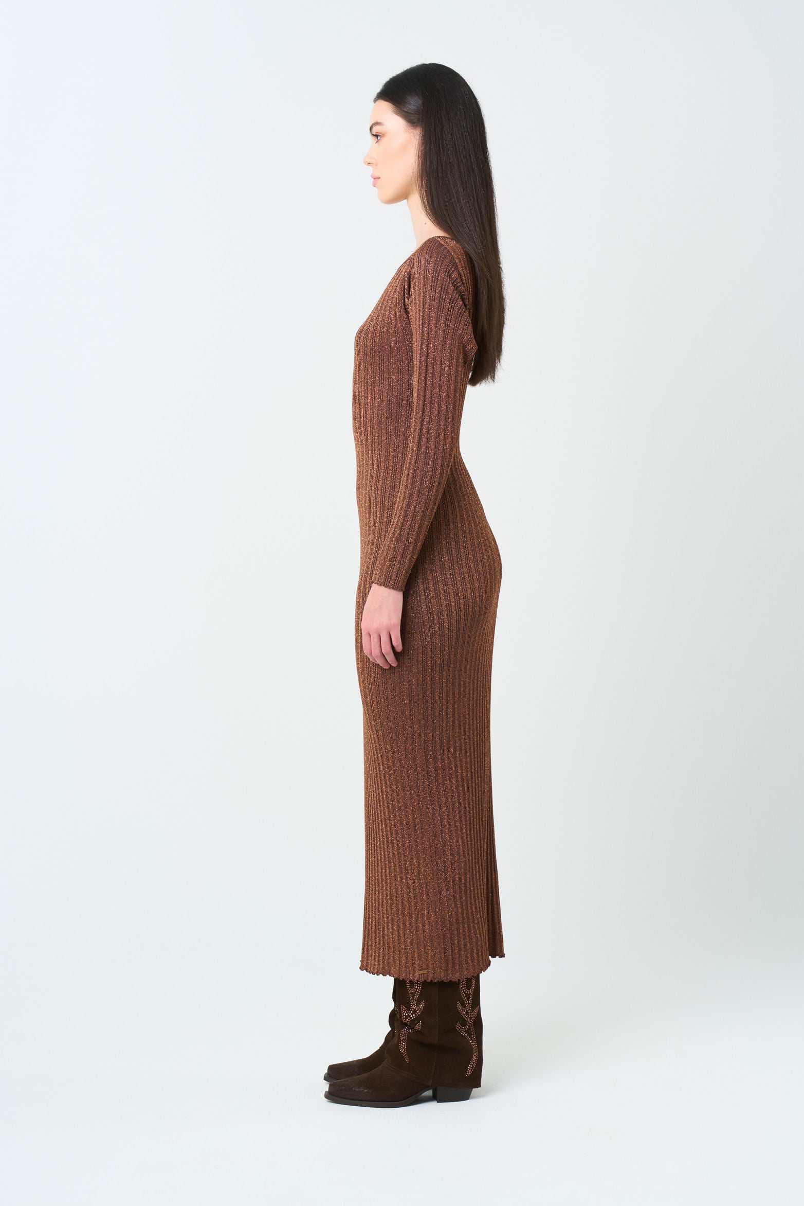 Gael Fitted Knit Dress for Women
