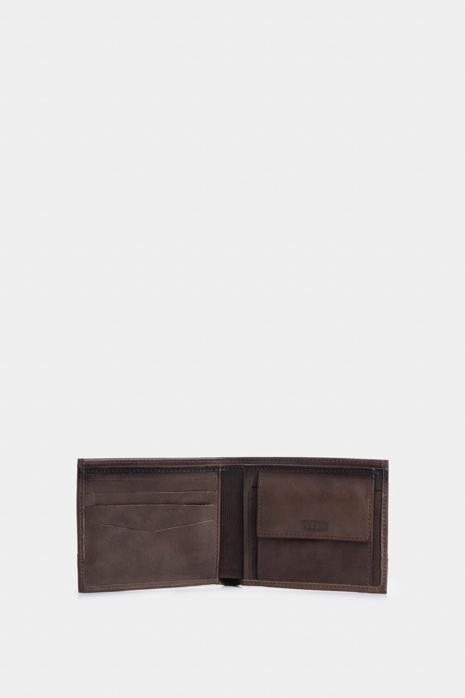 Kaleidos Leather Wallet for Men with Contrast Detail