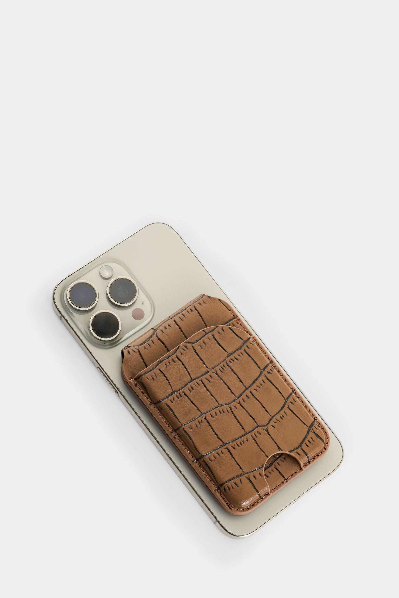 Men's Tikal Croco Suede Document Holder