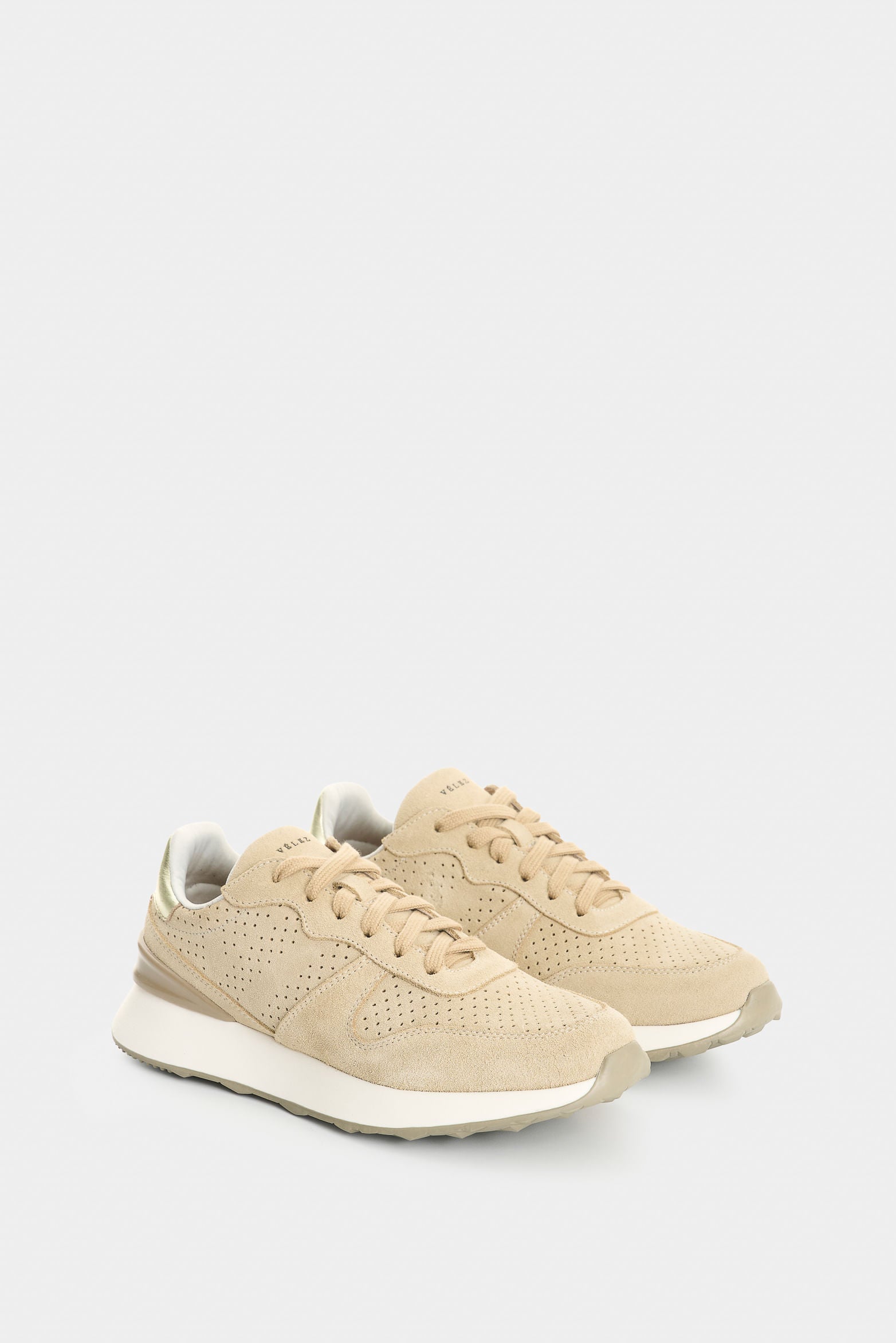 Suede leather sneakers for women Duna