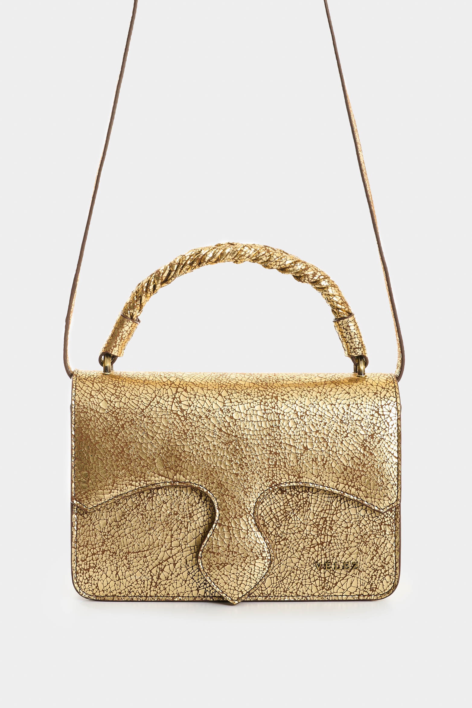 Garniel folia leather crossbody bag for women