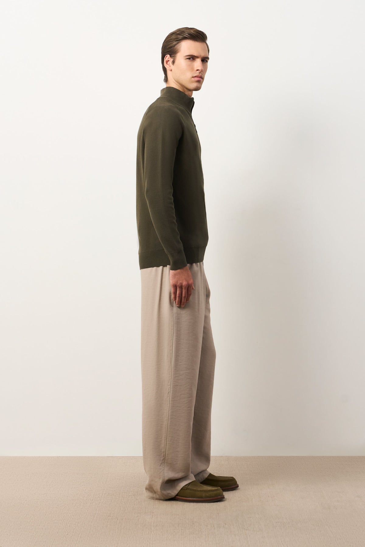 High-neck knit sweater for men Misuri