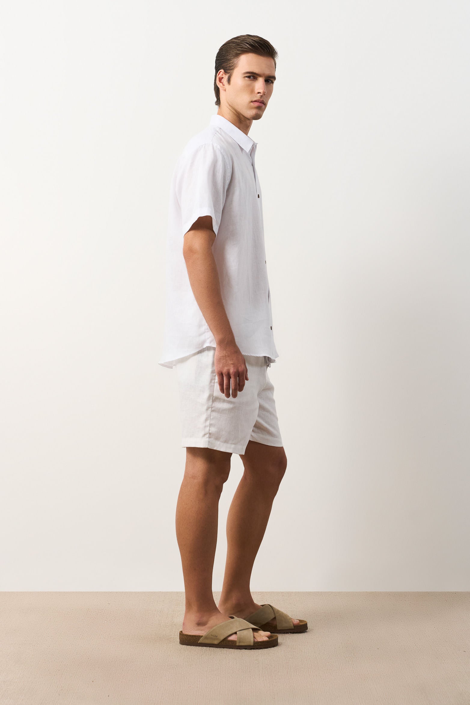 Men's Siena Short Sleeve Linen Shirt
