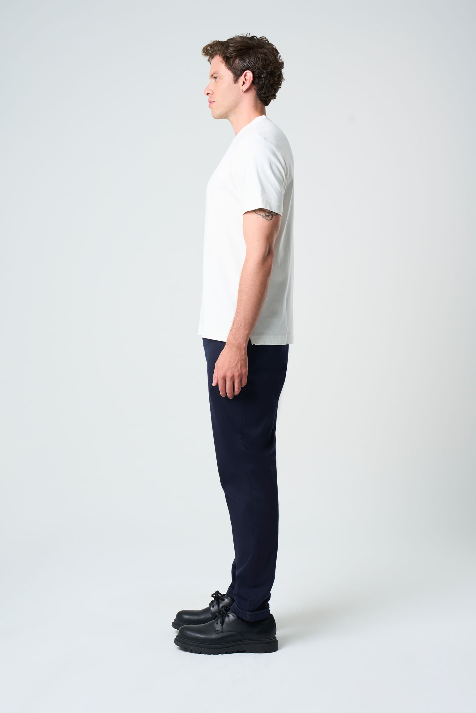 Lerici Short Sleeve T-Shirt for Men Semi Fitted