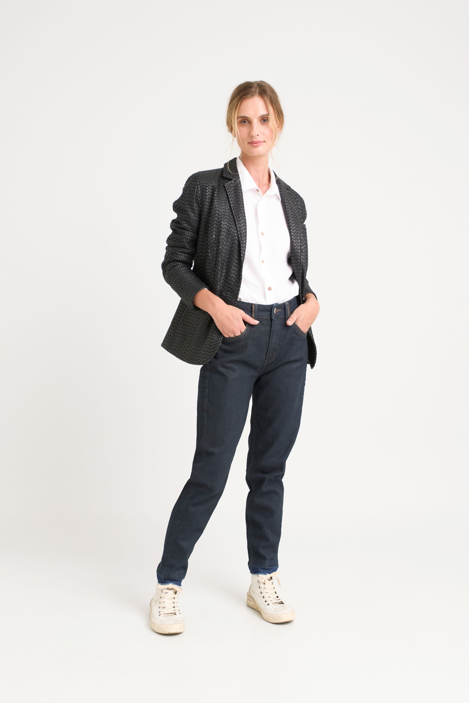 Tulip High-Rise Stretch Denim Jeans for Women