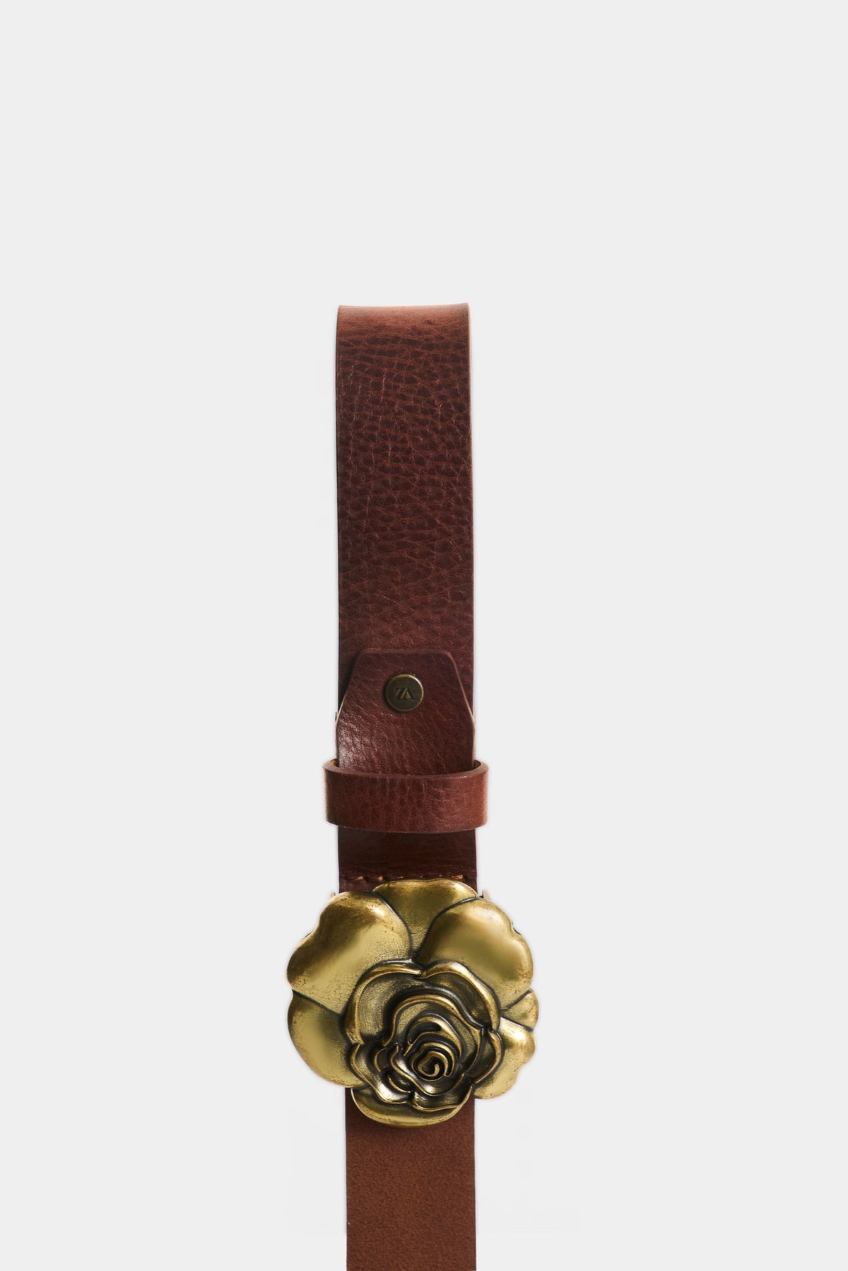 Women's Rosa Single-Sided Aged Leather Belt
