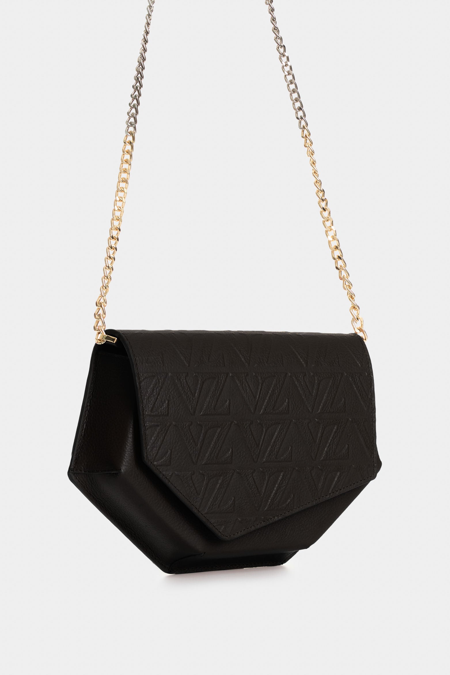 Women's Hexa Leather Crossbody Bag Monogram