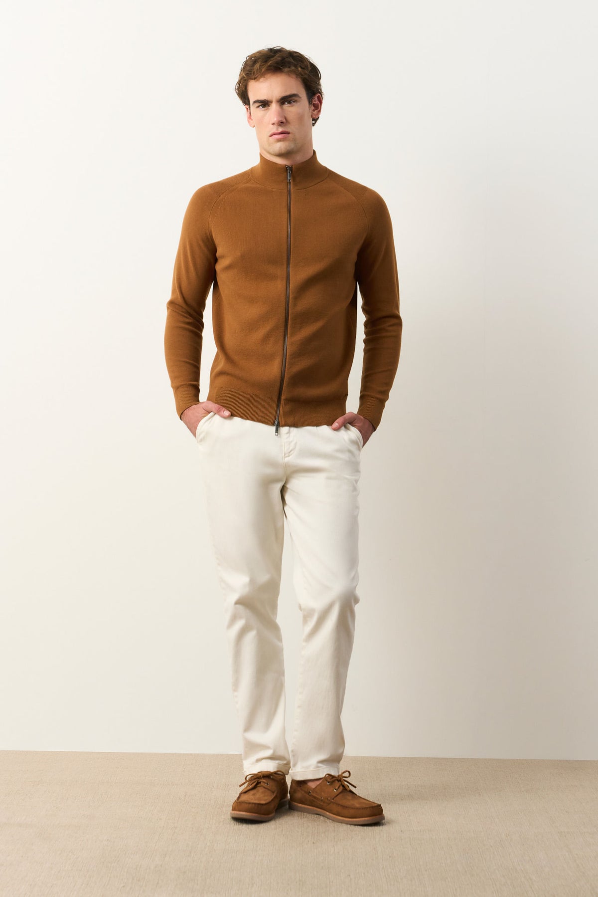 High-neck knit sweater for men Misuri