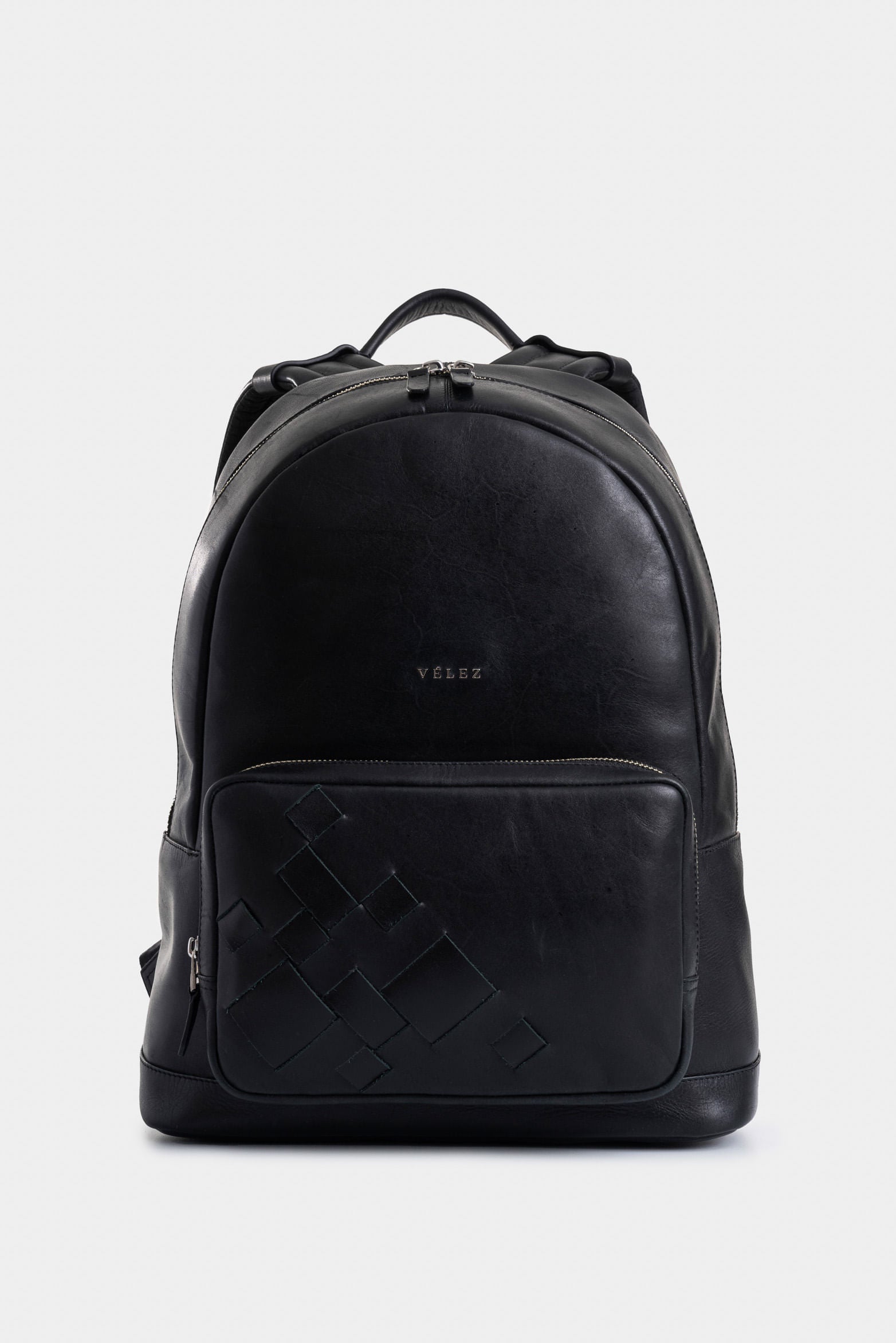 Enif Bag in Leather for Men with Woven Detail