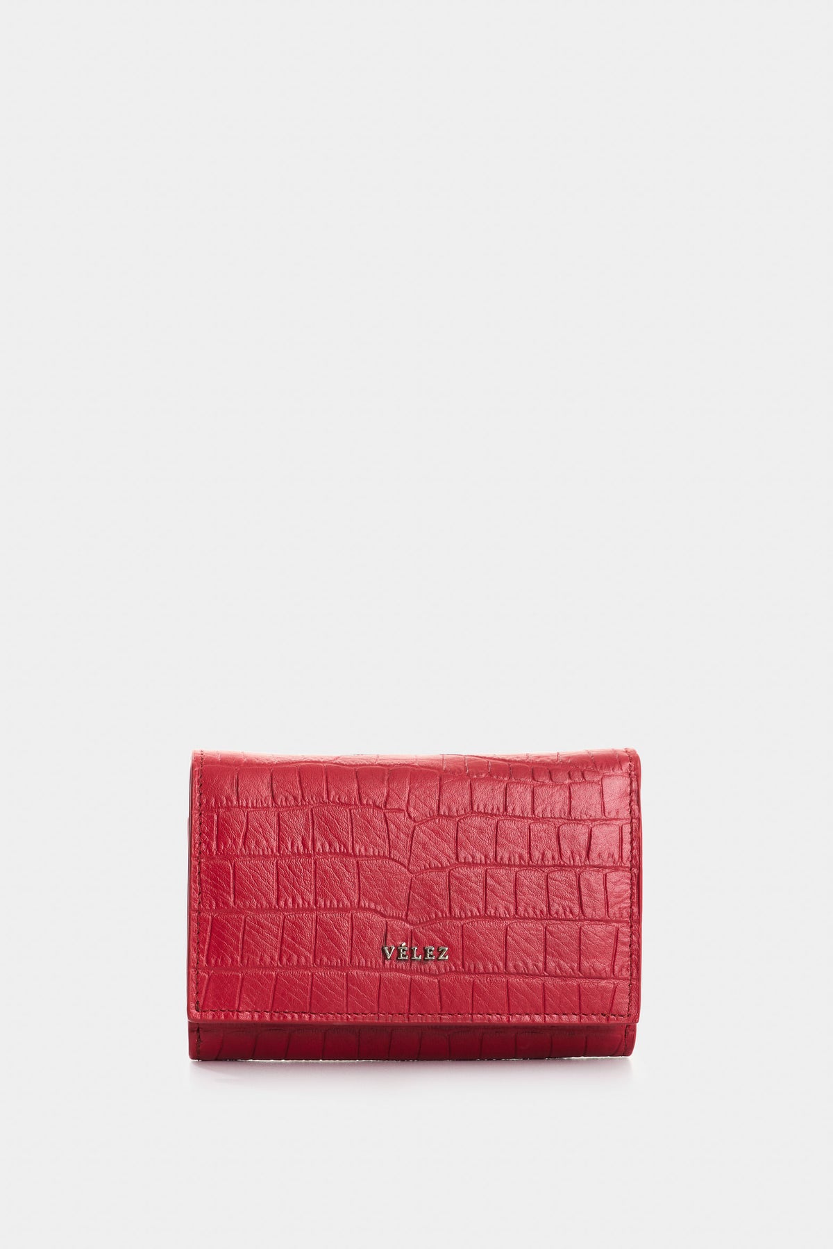 Embossed leather wallet for women Tessa