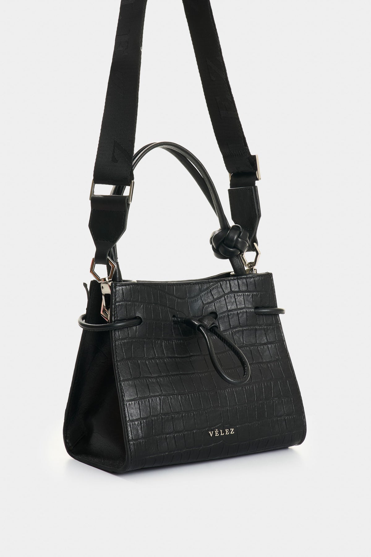 Embossed leather crossbody bag for women Aromia