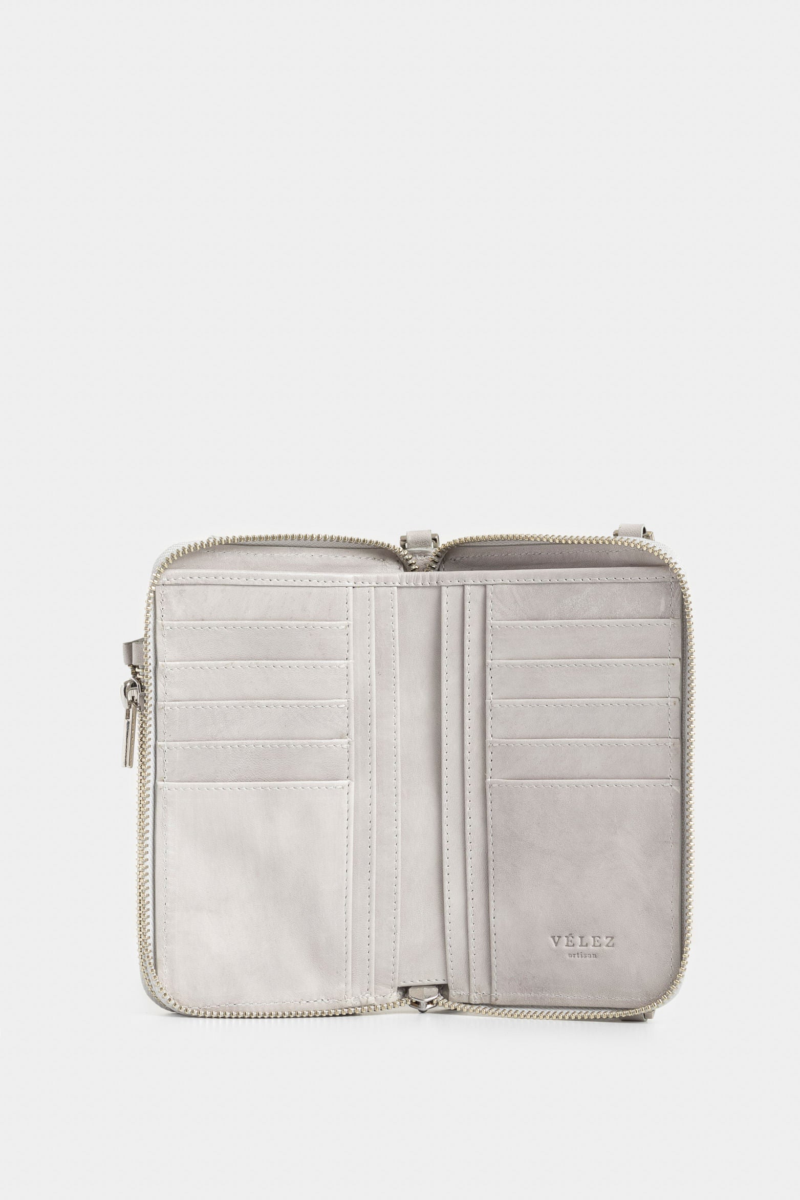 Ibiza Leather Checkbook Holder for Women with Chain