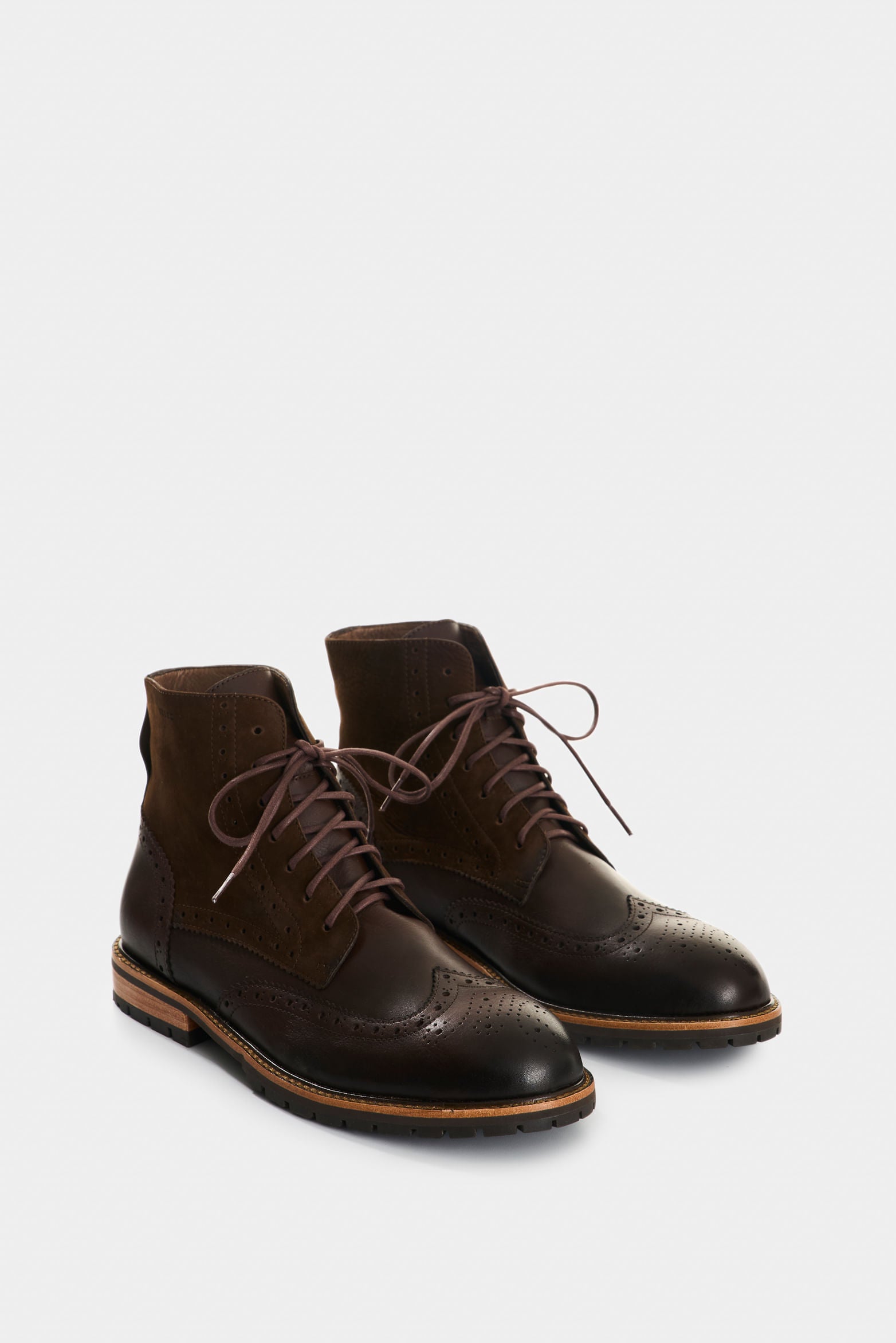 Gael Suede and Smooth Leather Boots for Men