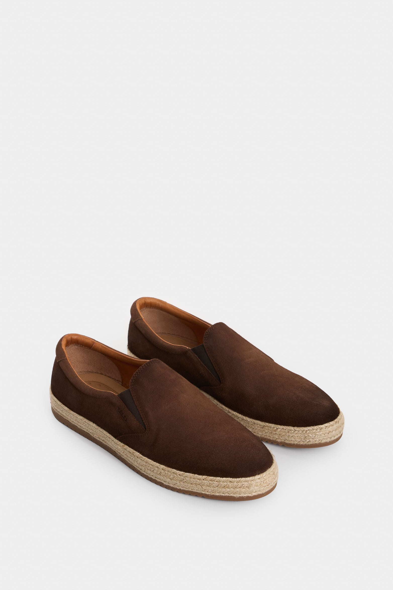 Men's Liora Suede Leather Loafers with Jute Detailing