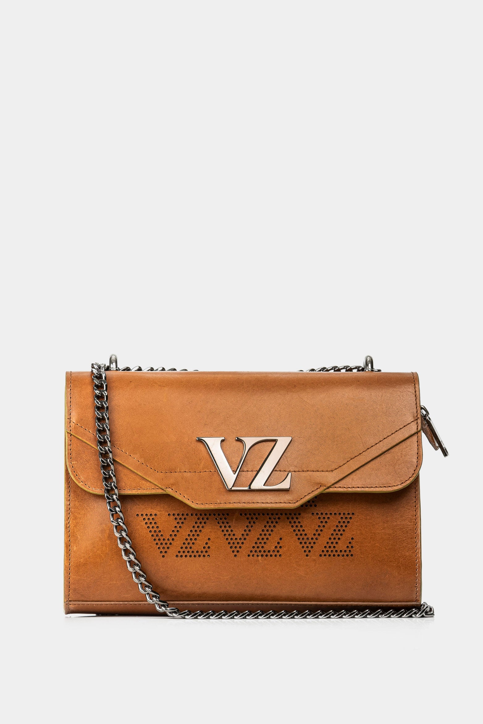 Women’s Lili Leather Bowling Handbags with VZ Monogram