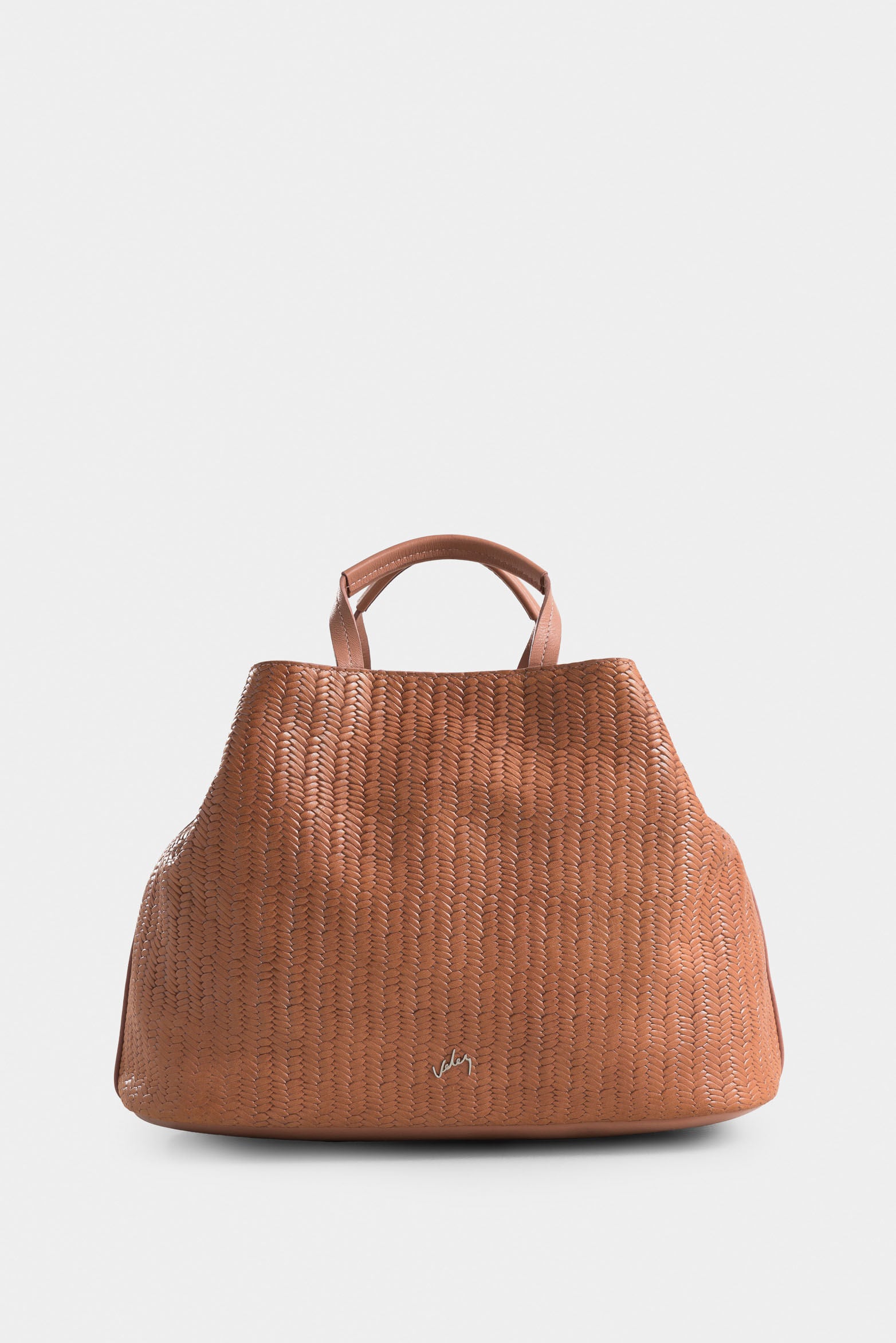 Calafate Leather Bowling Bag with Canasta Engraving in Pink