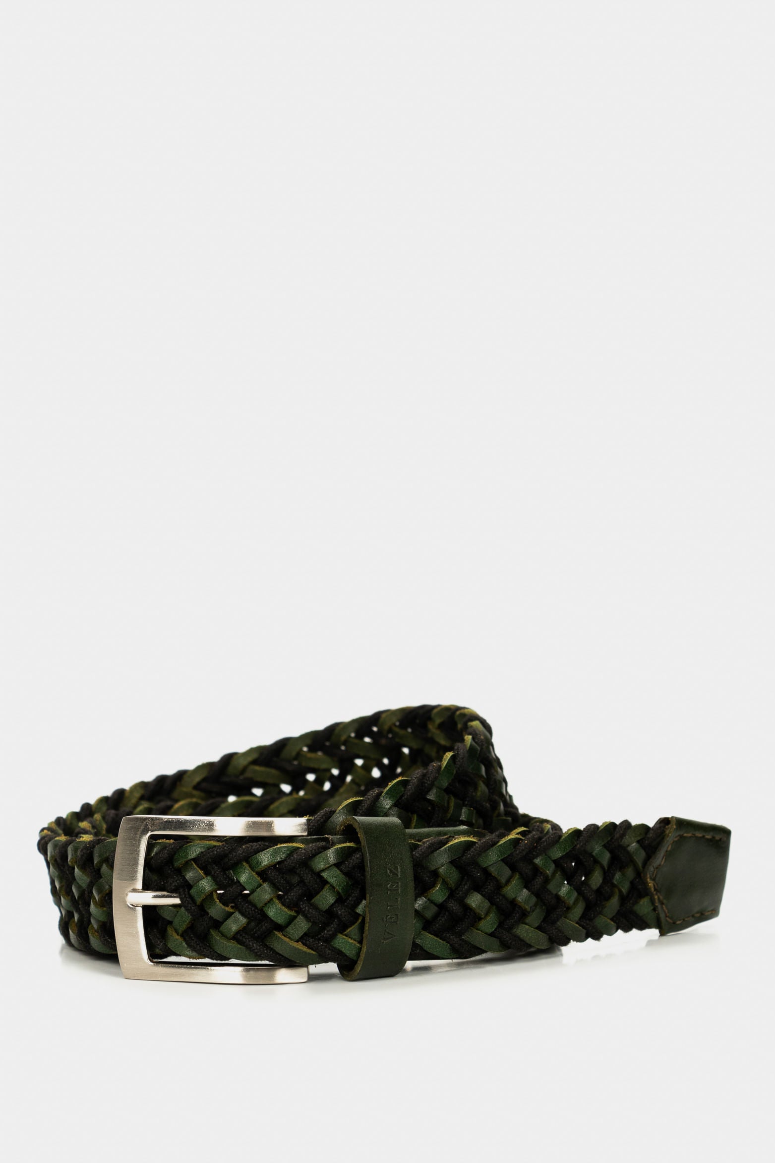 Gam Belt in Green Leather