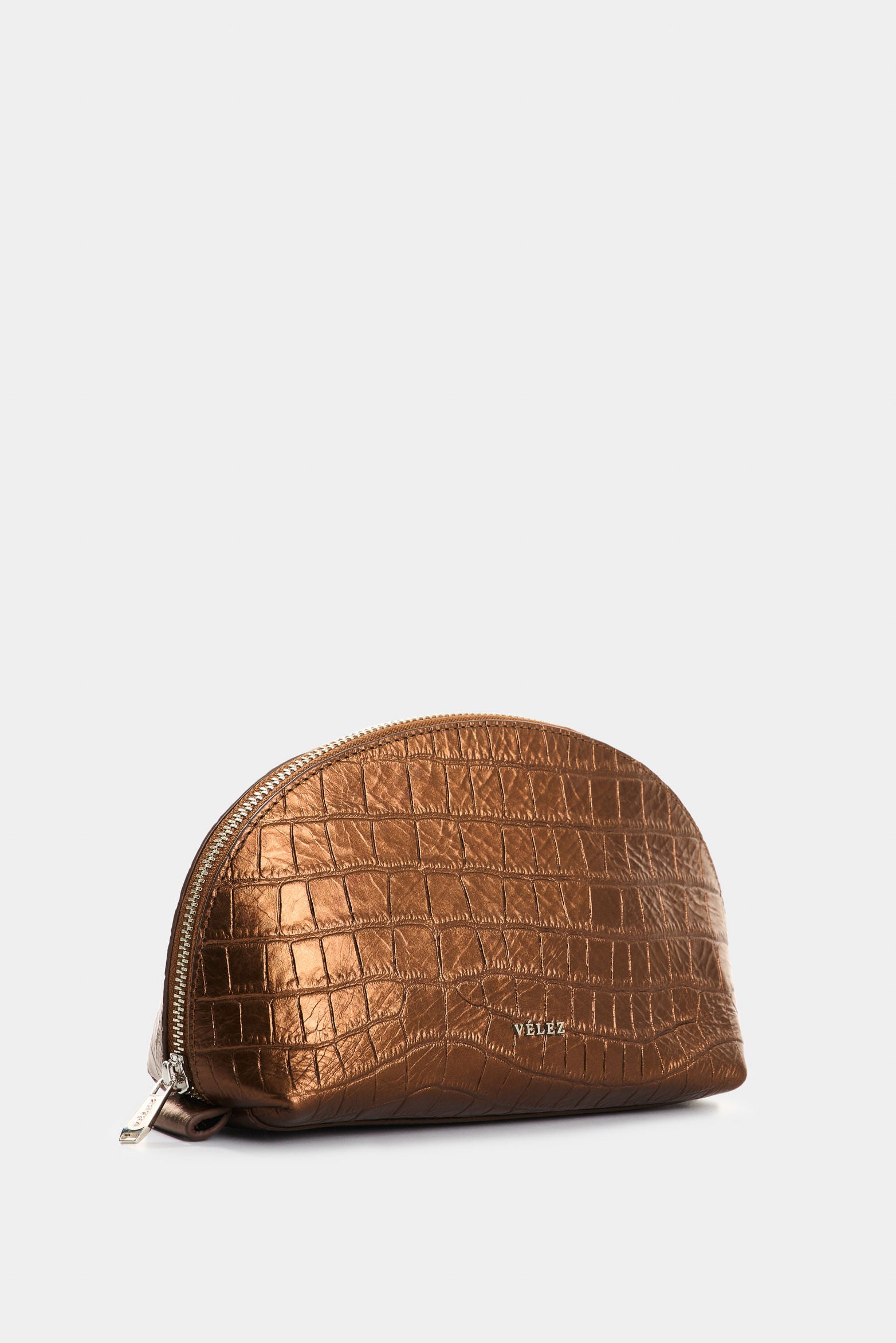 Luminia Foil Leather Cosmetic Bag for Women