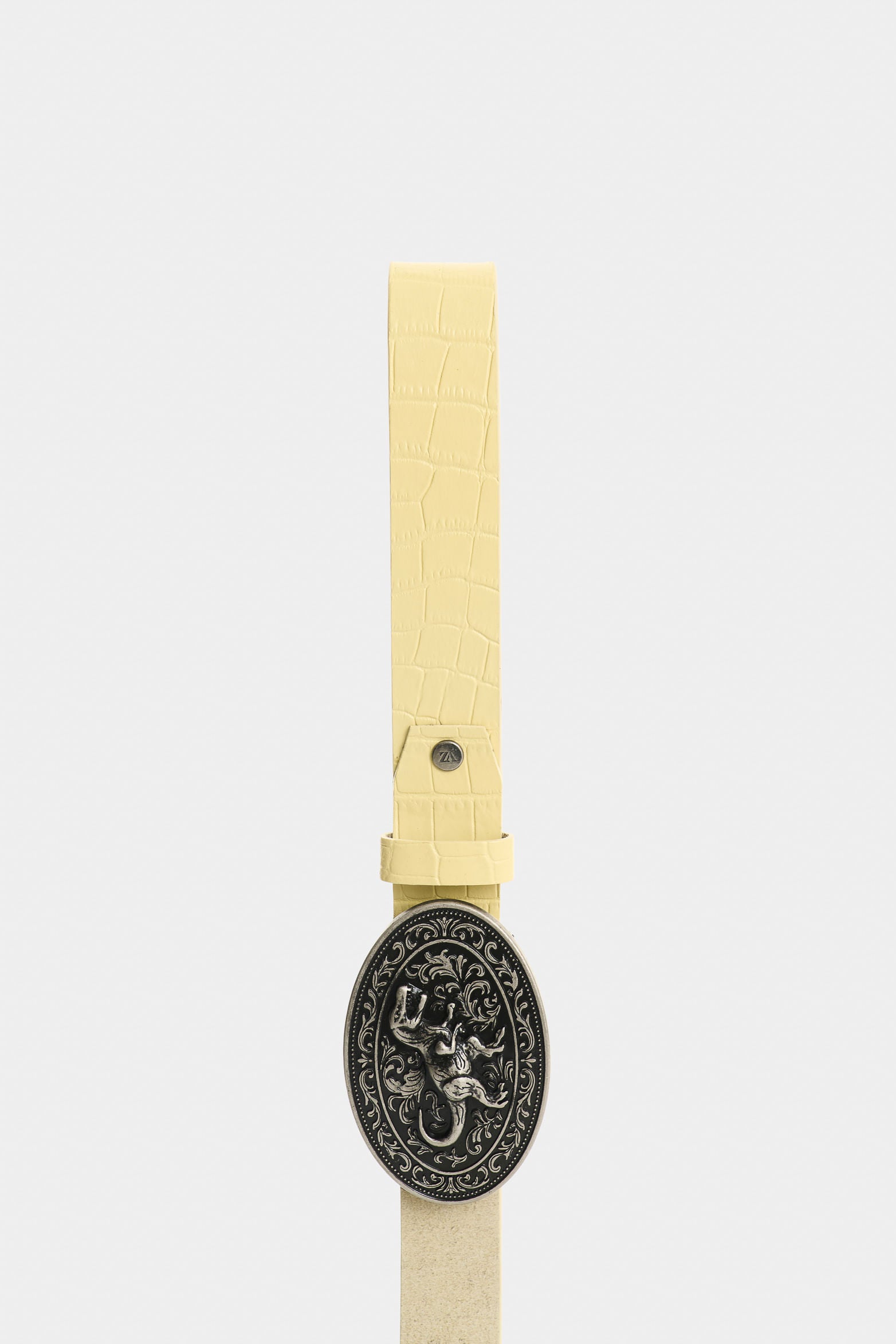 Men's Dino Croco Leather Reversible Belt