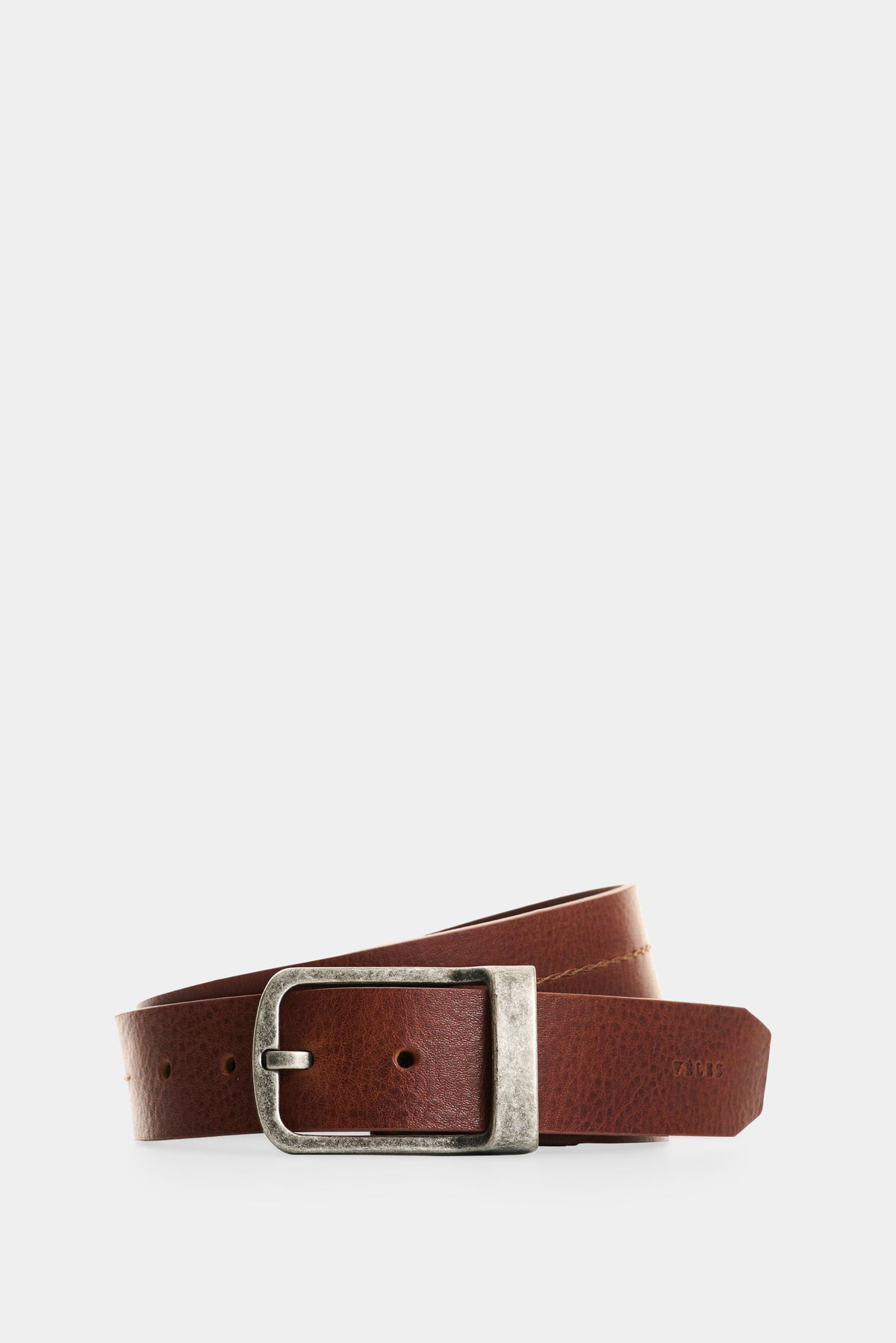 Men's Mixco Single-Sided Crackled Leather Belt