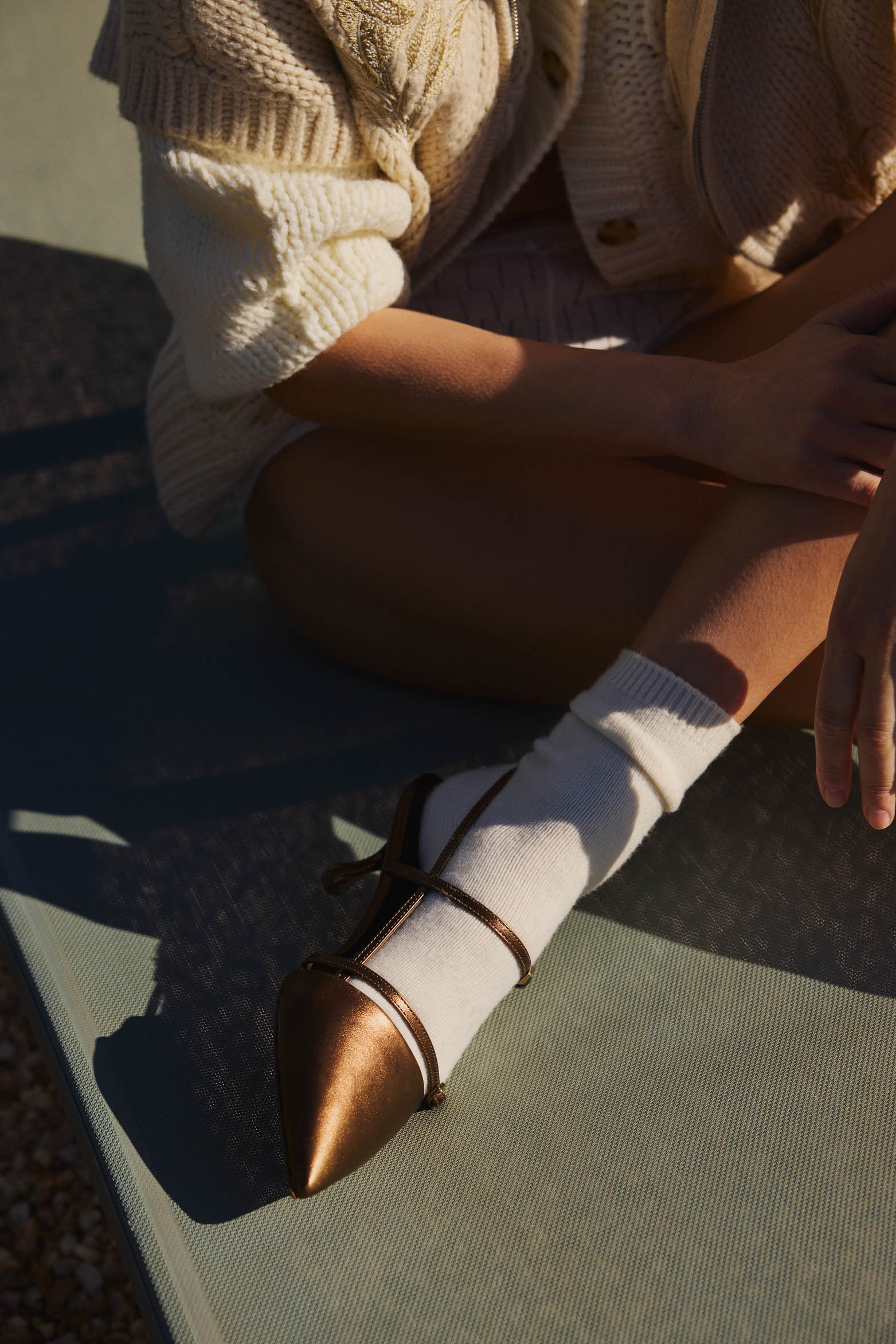 Brielle closed-toe heels in folia leather for women glossy finish