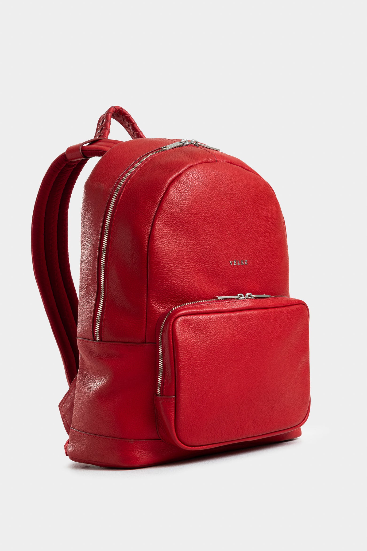 Alava Leather Backpack for Women with Braided Handle