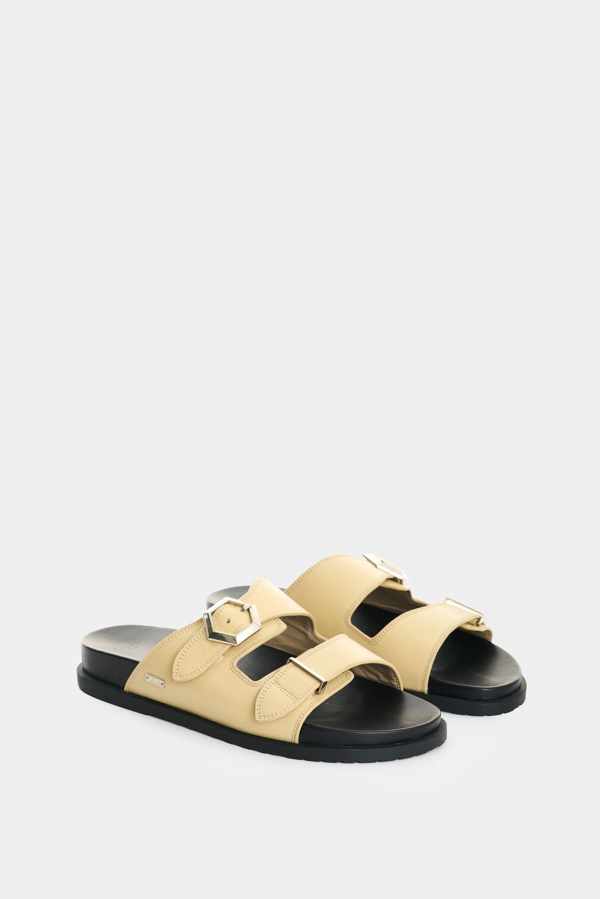 Women's Flat Split Leather Sandals