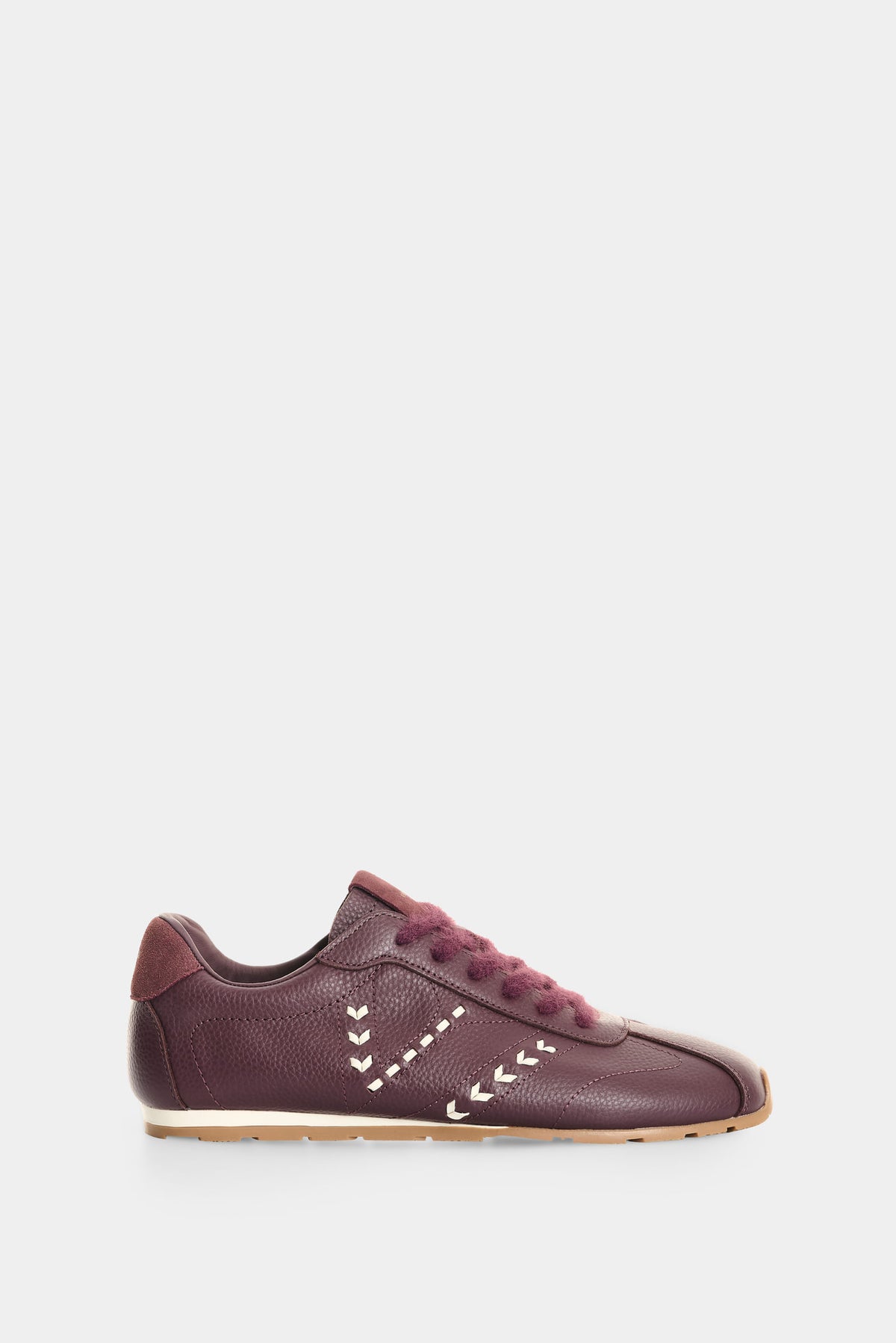 Women's Savanna Grain Stitch Leather Sneakers