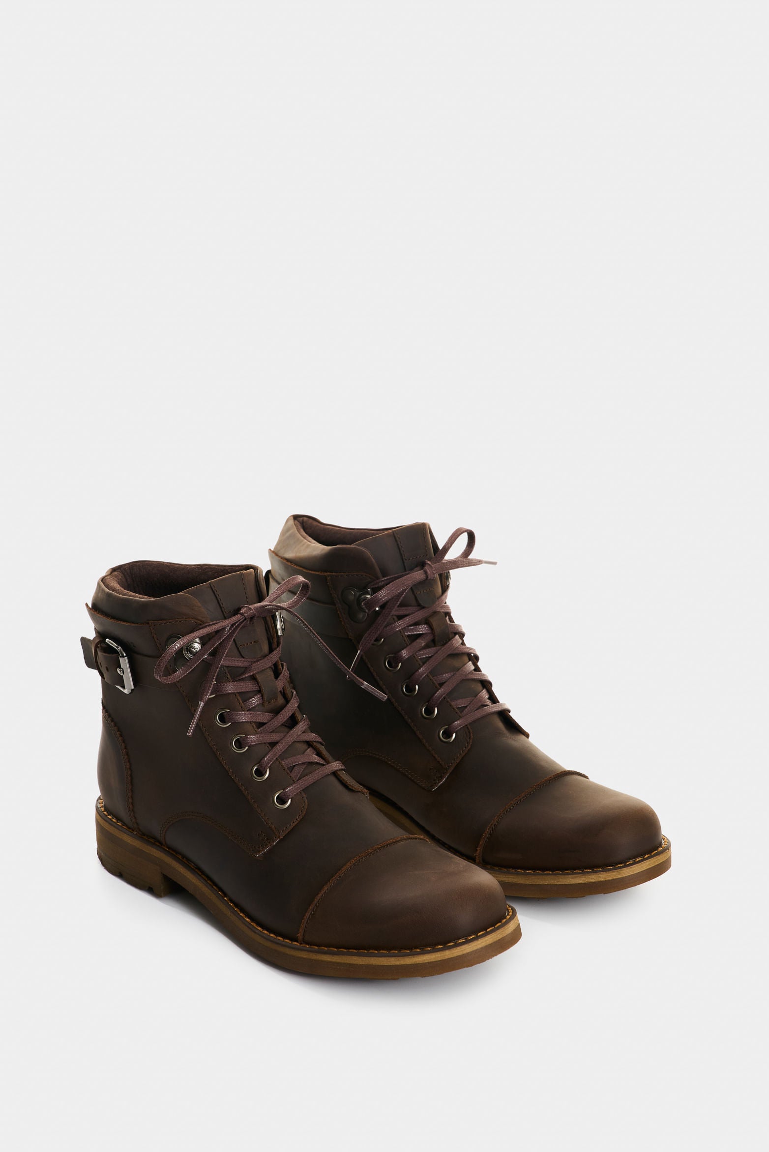 Laos Casual Leather Boots for Men Vintage