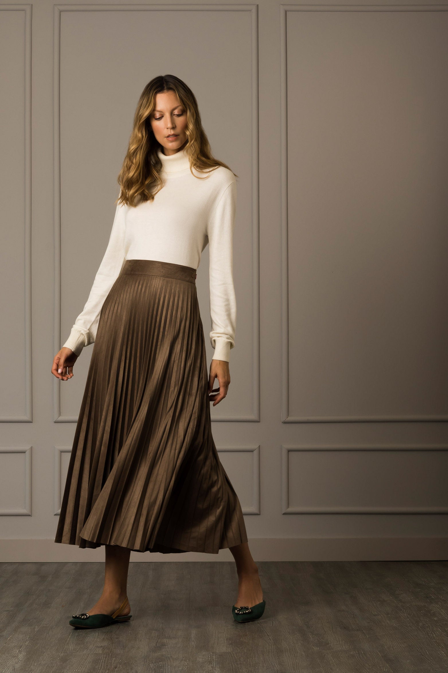 Women’s Soul Pleated Knit Skirt