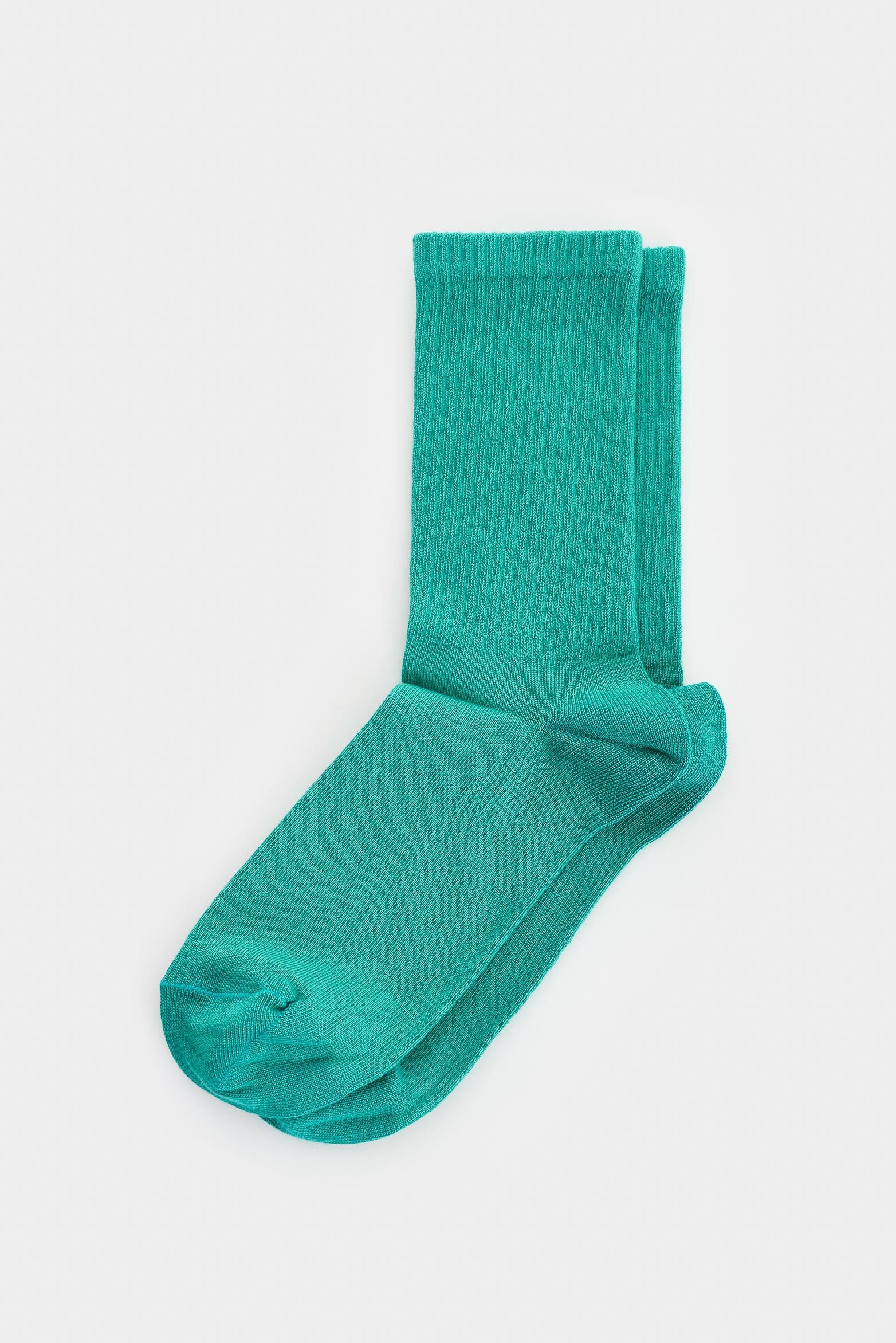 Ribbed mid-calf socks for men sport design